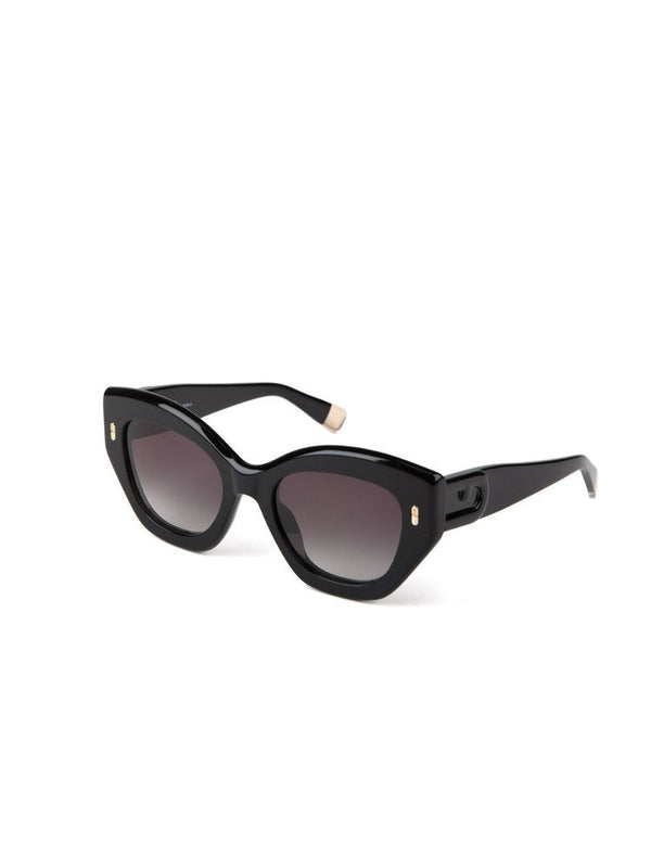 Furla SFU985 Acetate frame; Cr39 Polyester lenses sunglasses in black — view 4