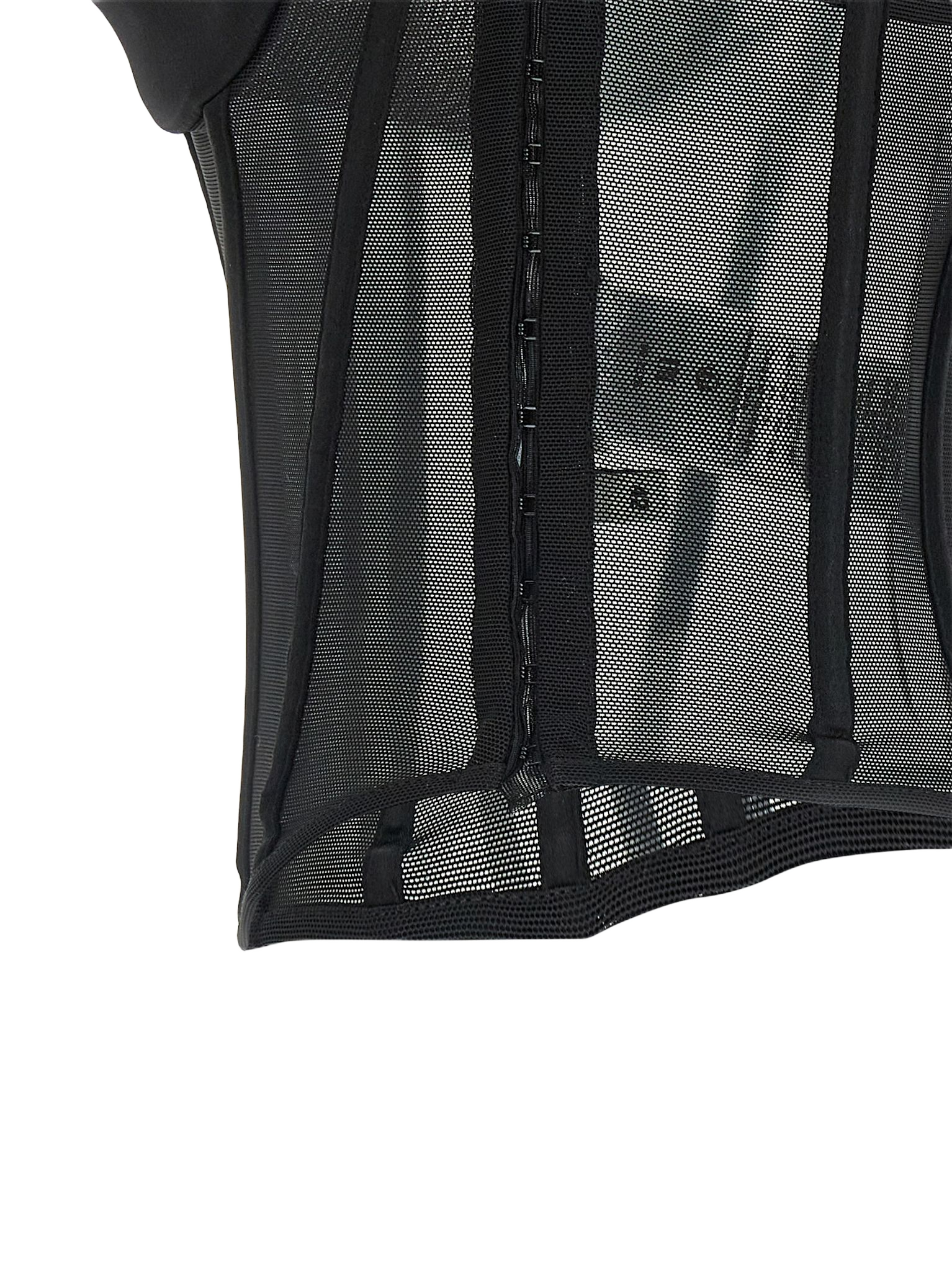 Bustier Top Black Polyamide Tops