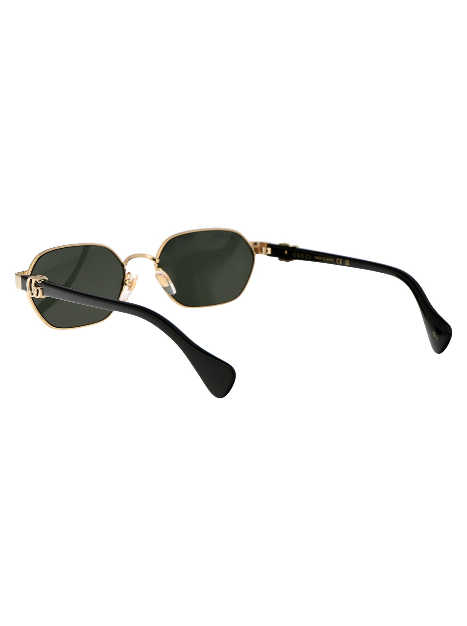 001 Gold Black Grey Metal Sunglasses