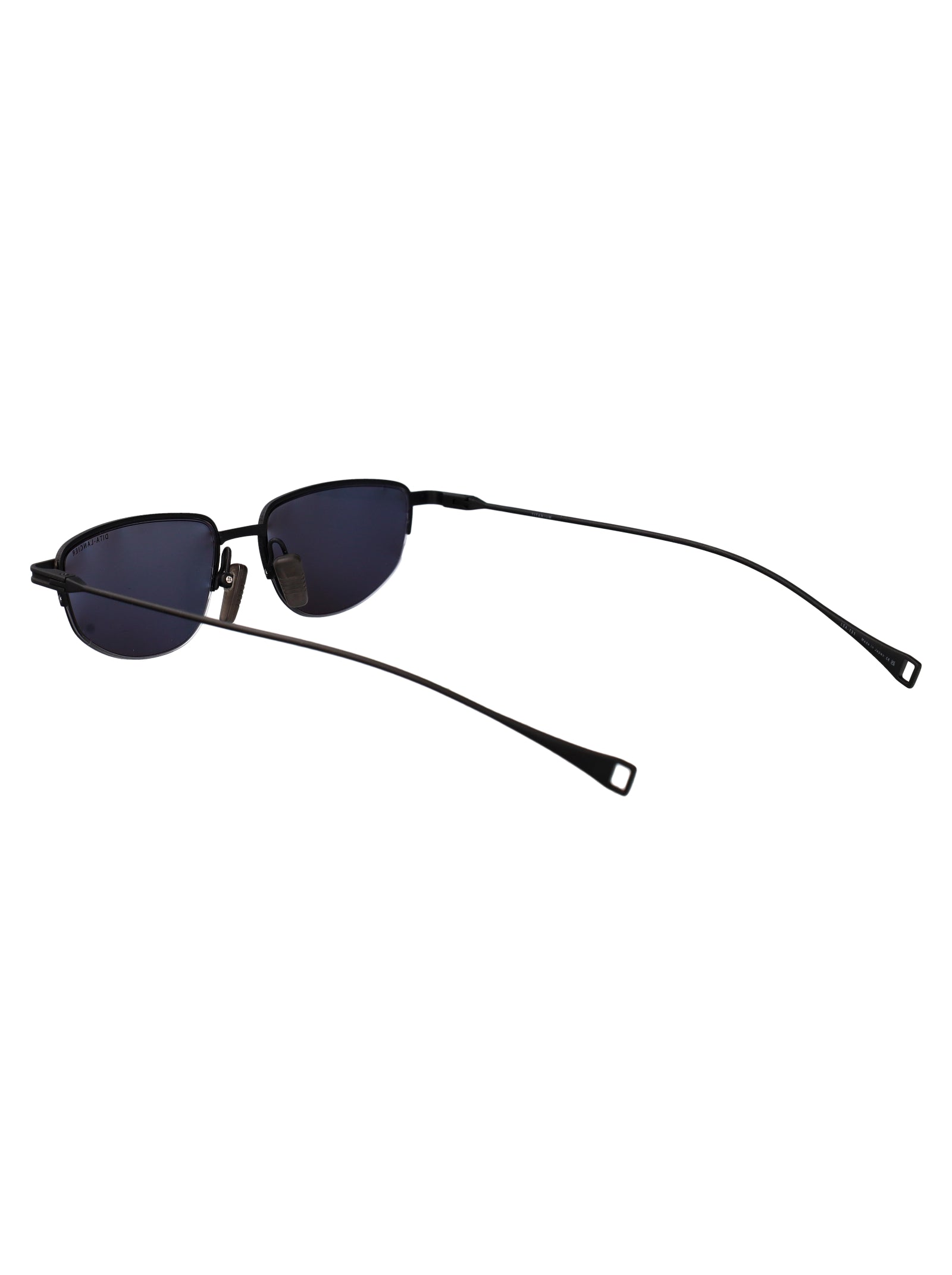 Dls131-A-02 02 Matte Black Metal Sunglasses