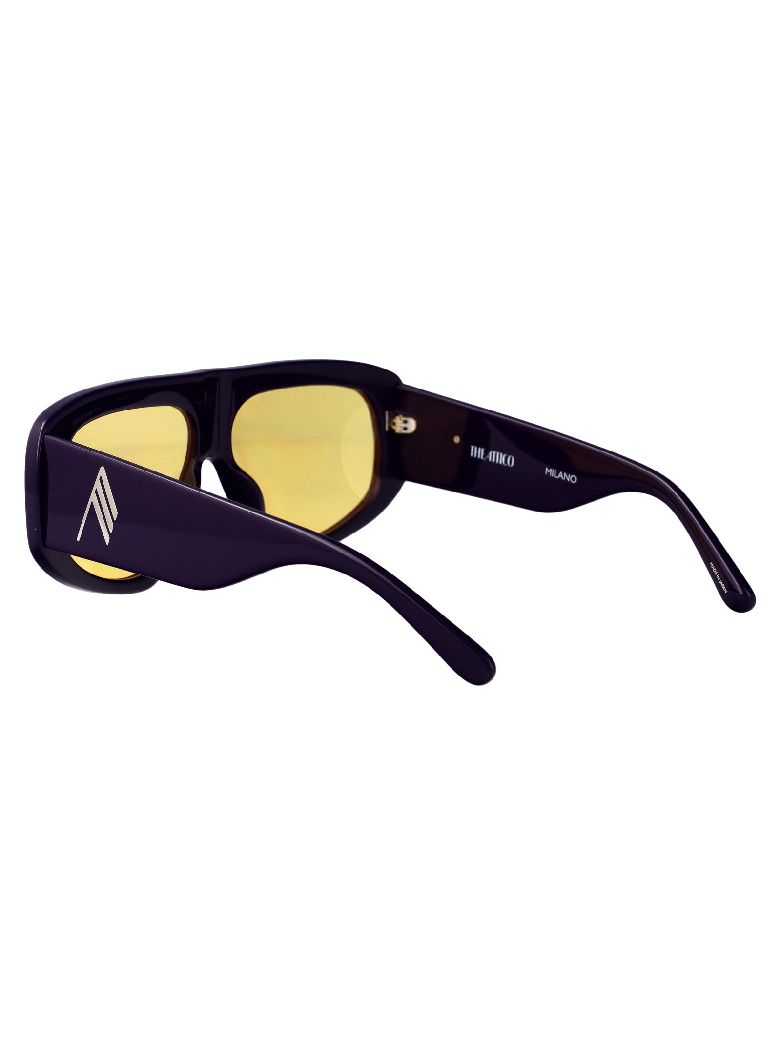 Attico57c2sun C2 Purple/silver/yellow Acetate Sunglasses