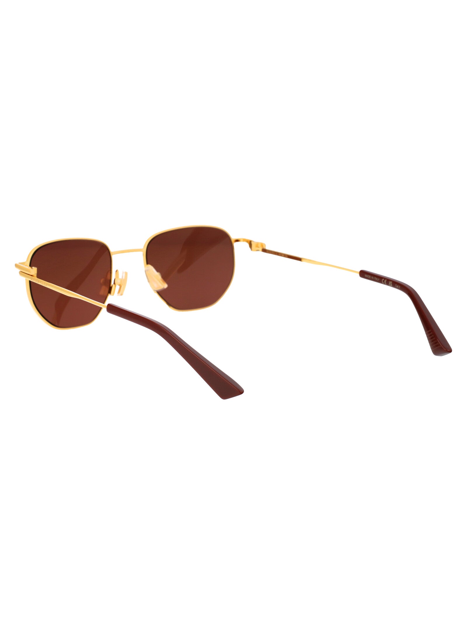 Bv1301s 003 Gold Brown Metal Sunglasses