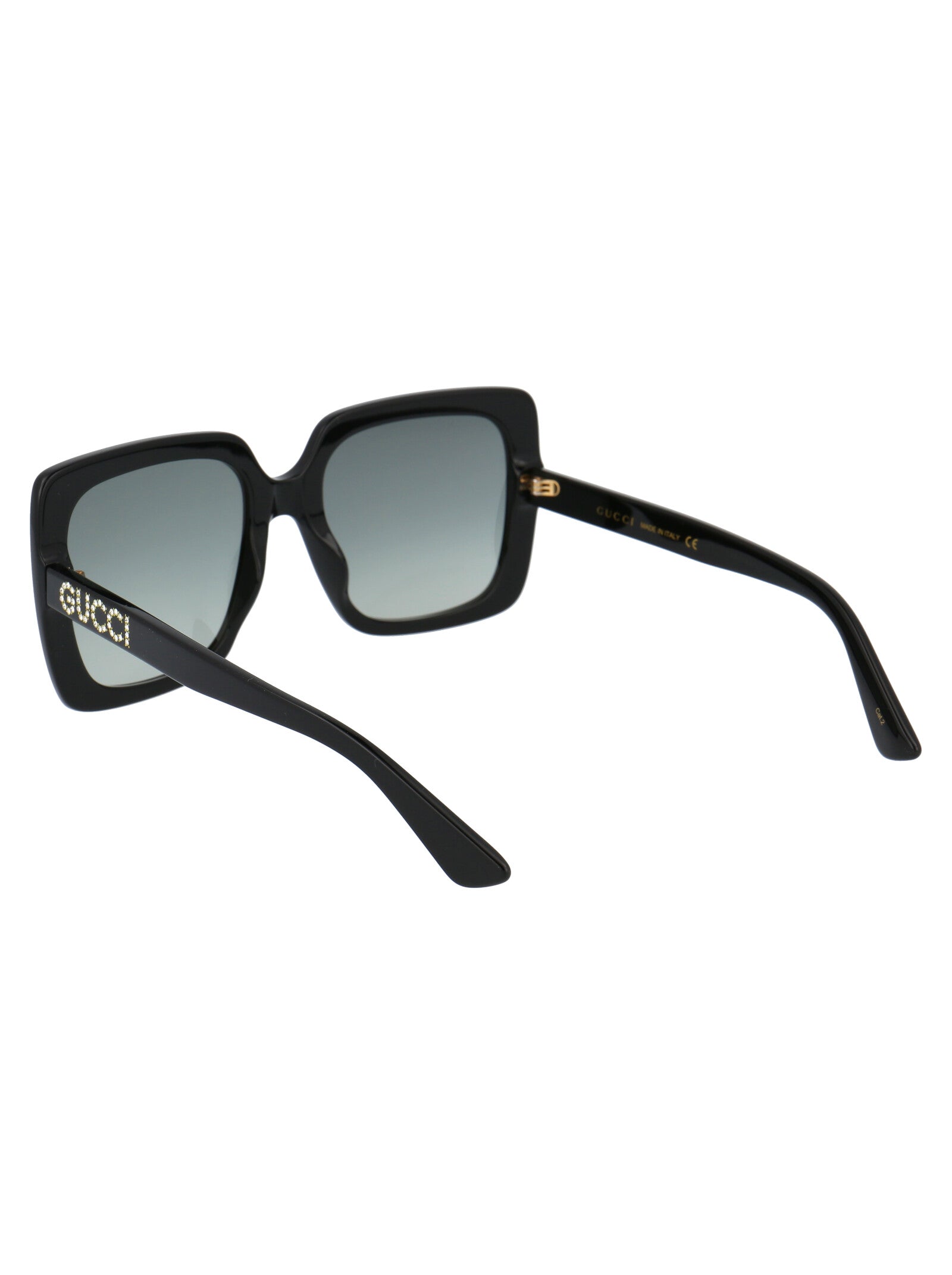 Gg0418s 001 Black Grey Acetate Sunglasses