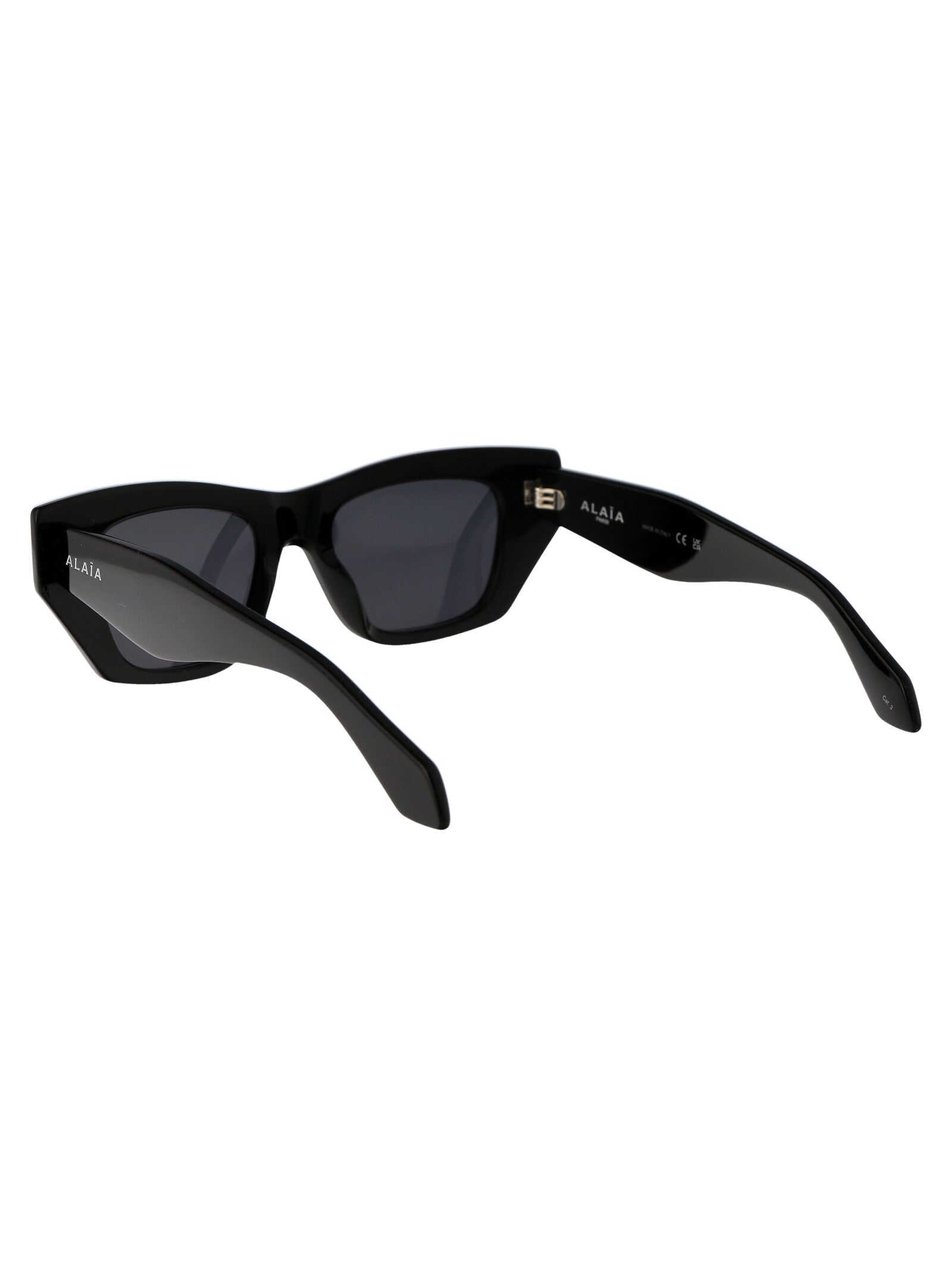001 Black Grey Acetate Sunglasses
