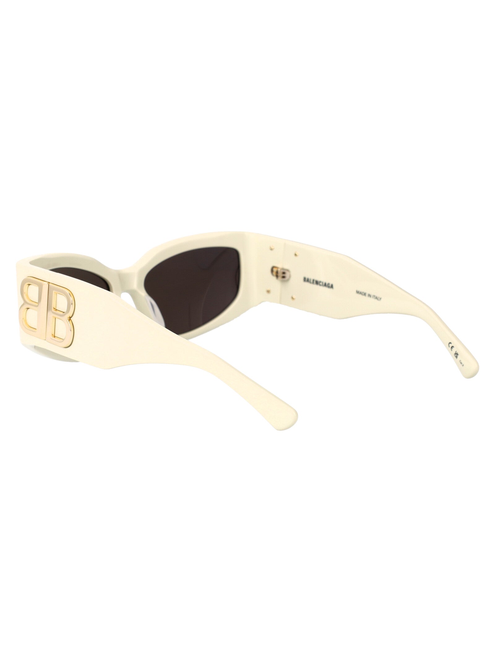 Bb0321s 010 Ivory-ivory-grey Acetate Sunglasses