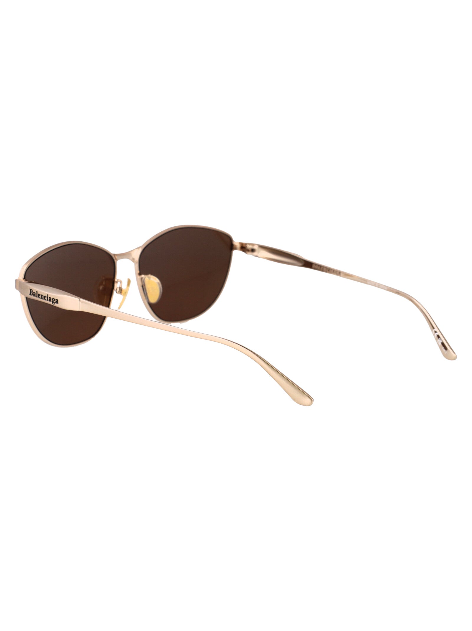Bb0358sk 003 Gold-gold-brown Metal Sunglasses