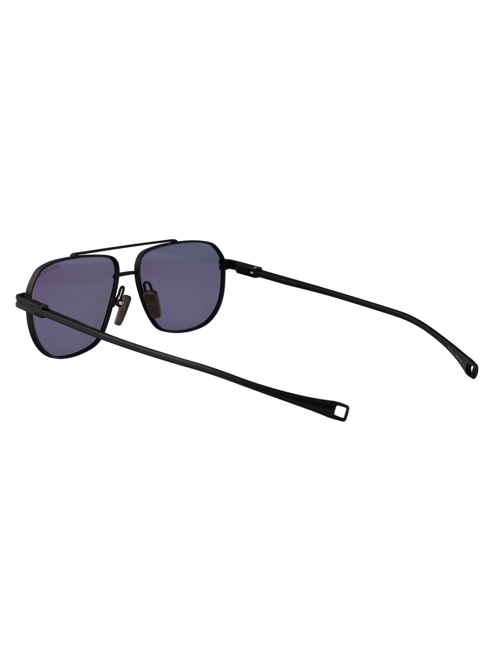 Dls424-A-03 03 Matte Black Metal Sunglasses
