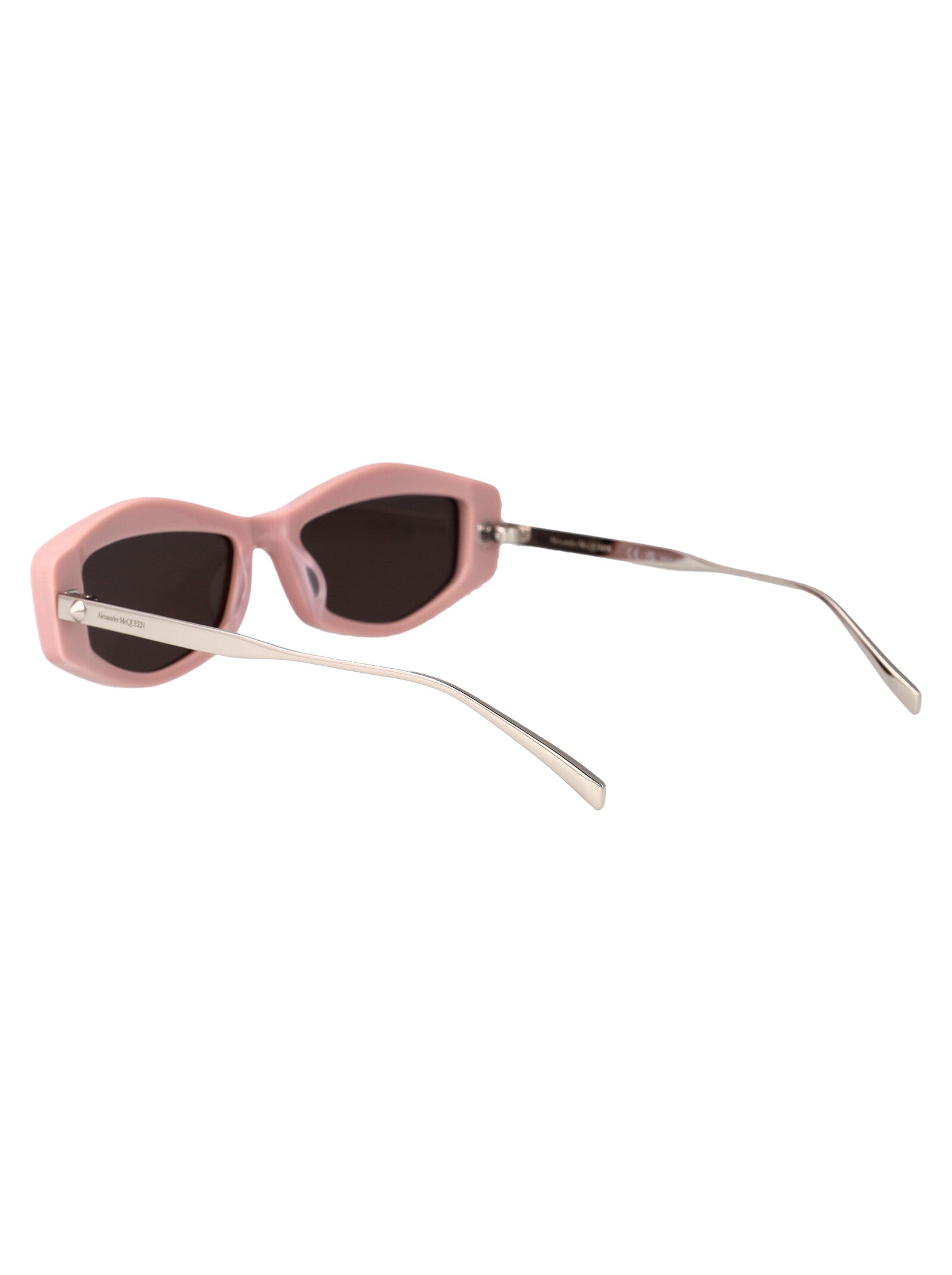 Am0482s 003 Pink-silver-grey Metal Sunglasses