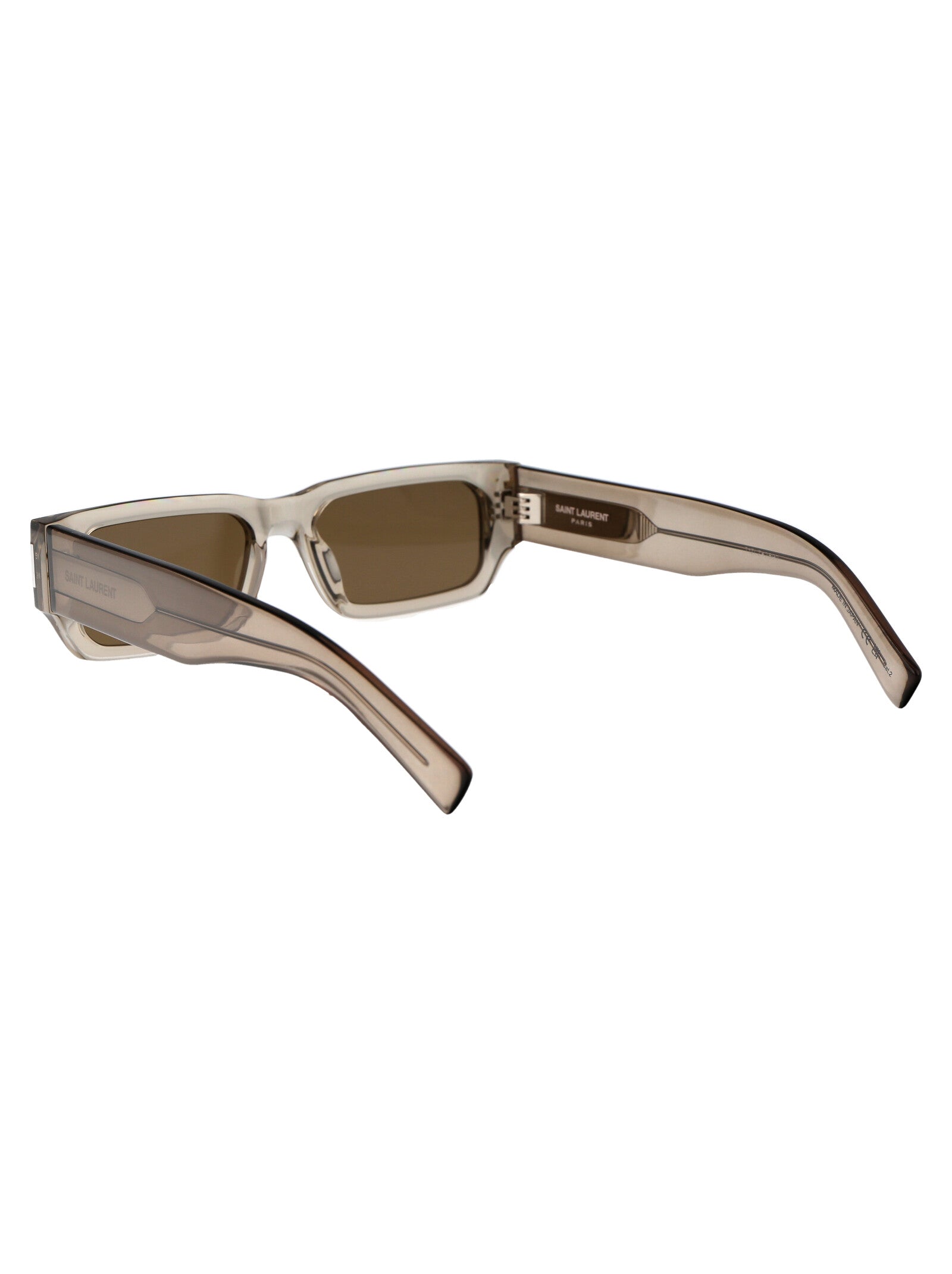 SL 660 004 Beige Brown Acetate Sunglasses