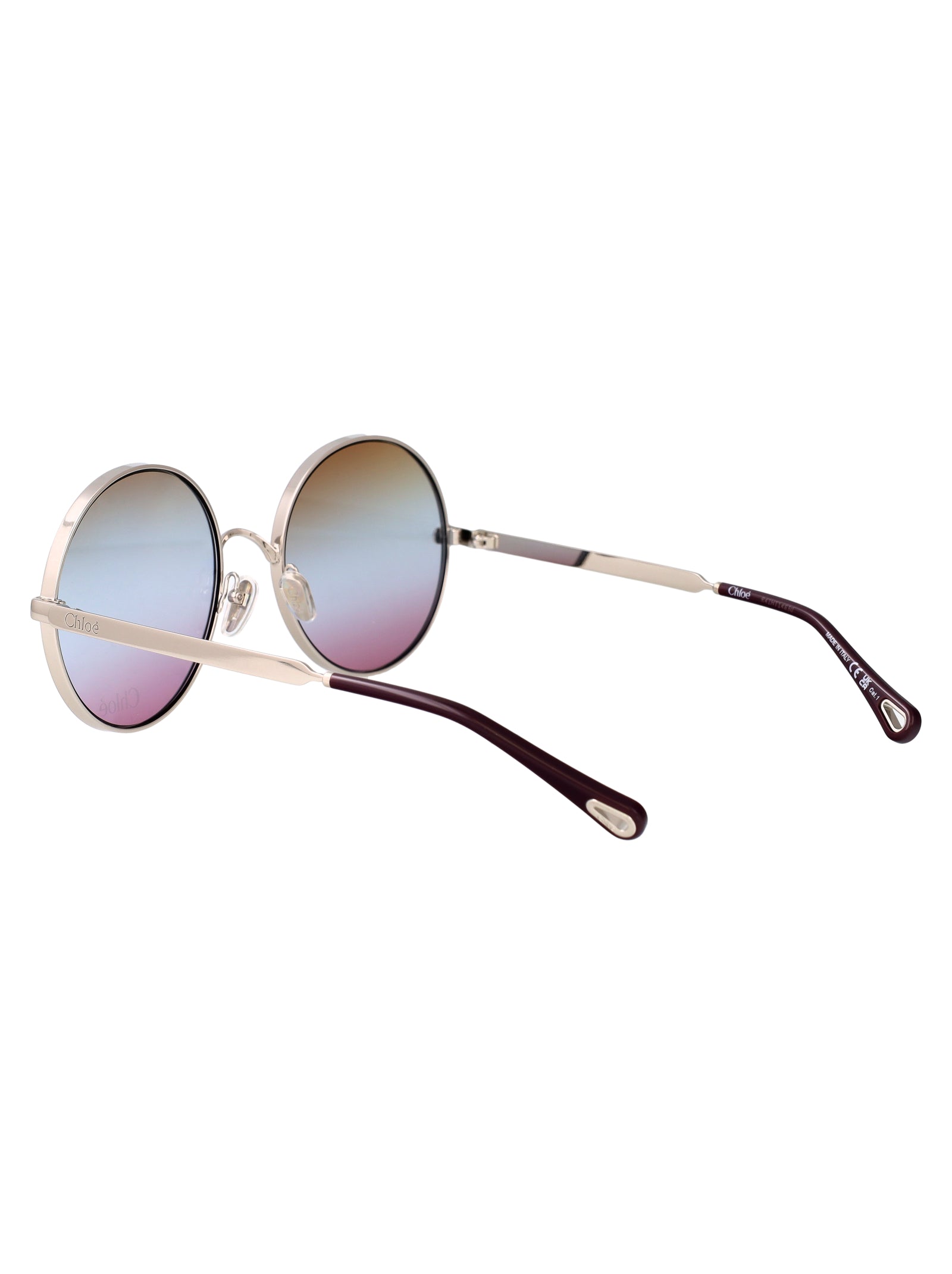 Ch0321s 003 Silver-silver-light Blue Metal Sunglasses