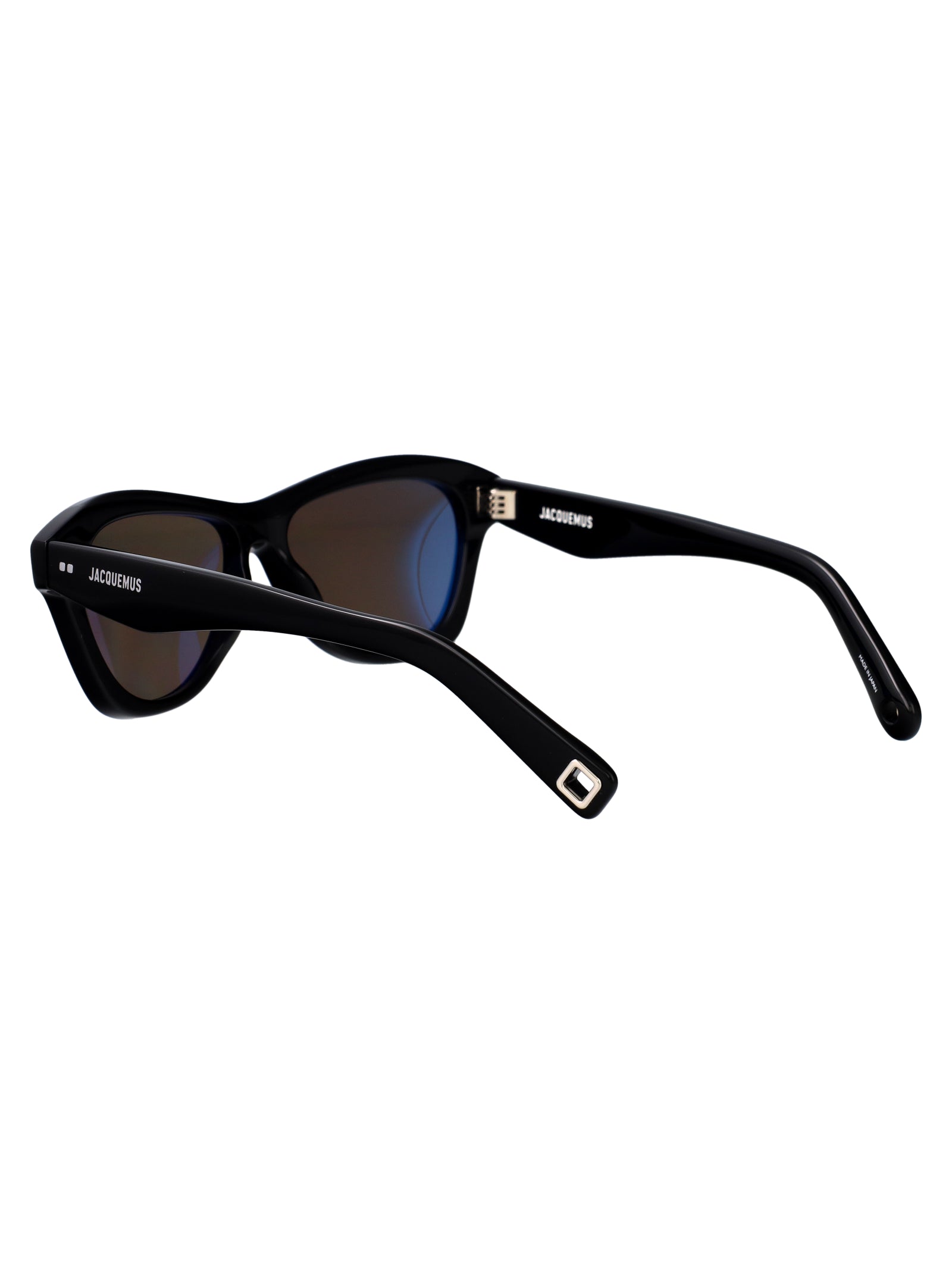 Palmier Black/ Silver/ Grey Acetate Sunglasses