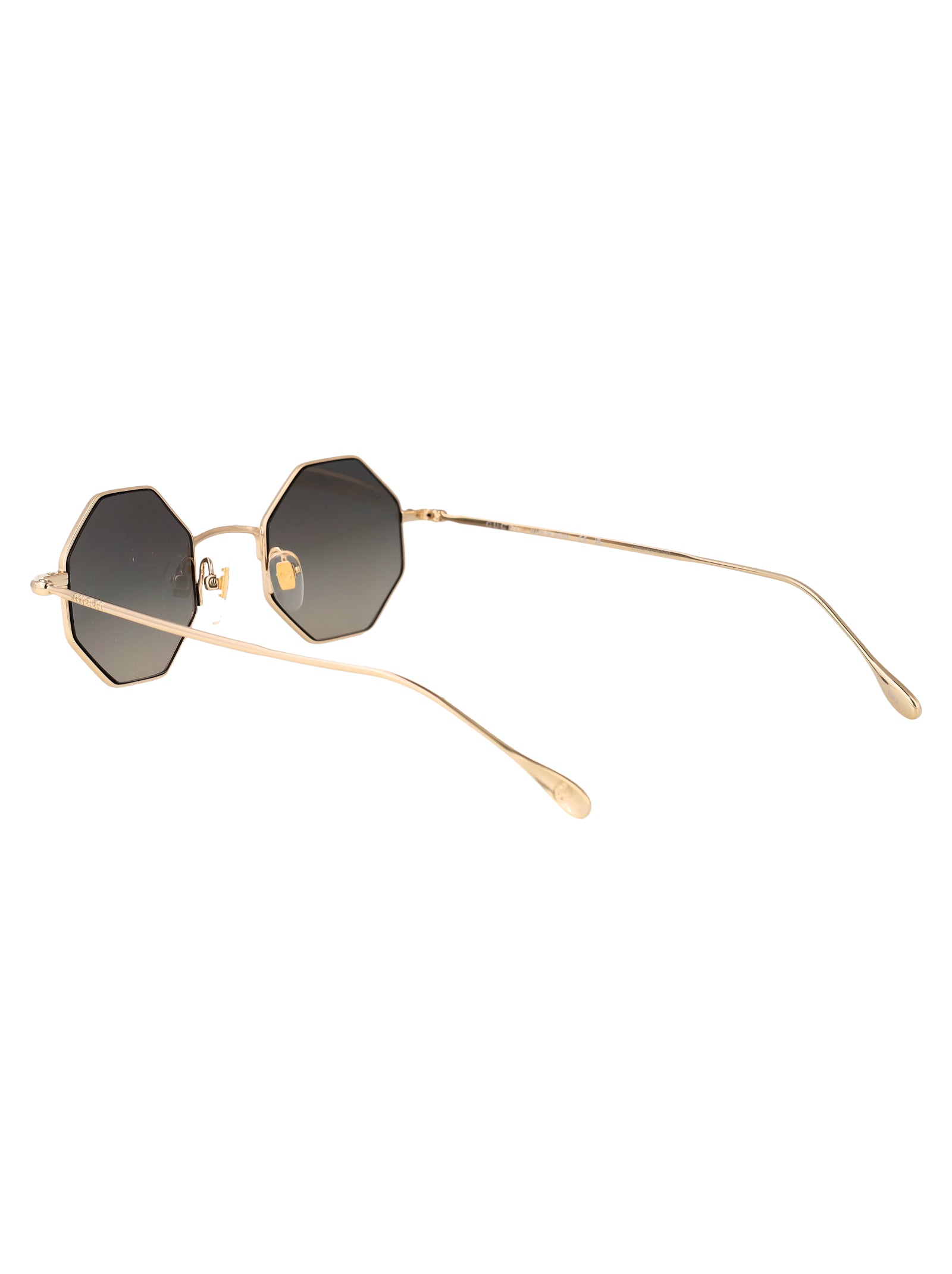 Gg1814s Gold-gold-grey Metal Sunglasses