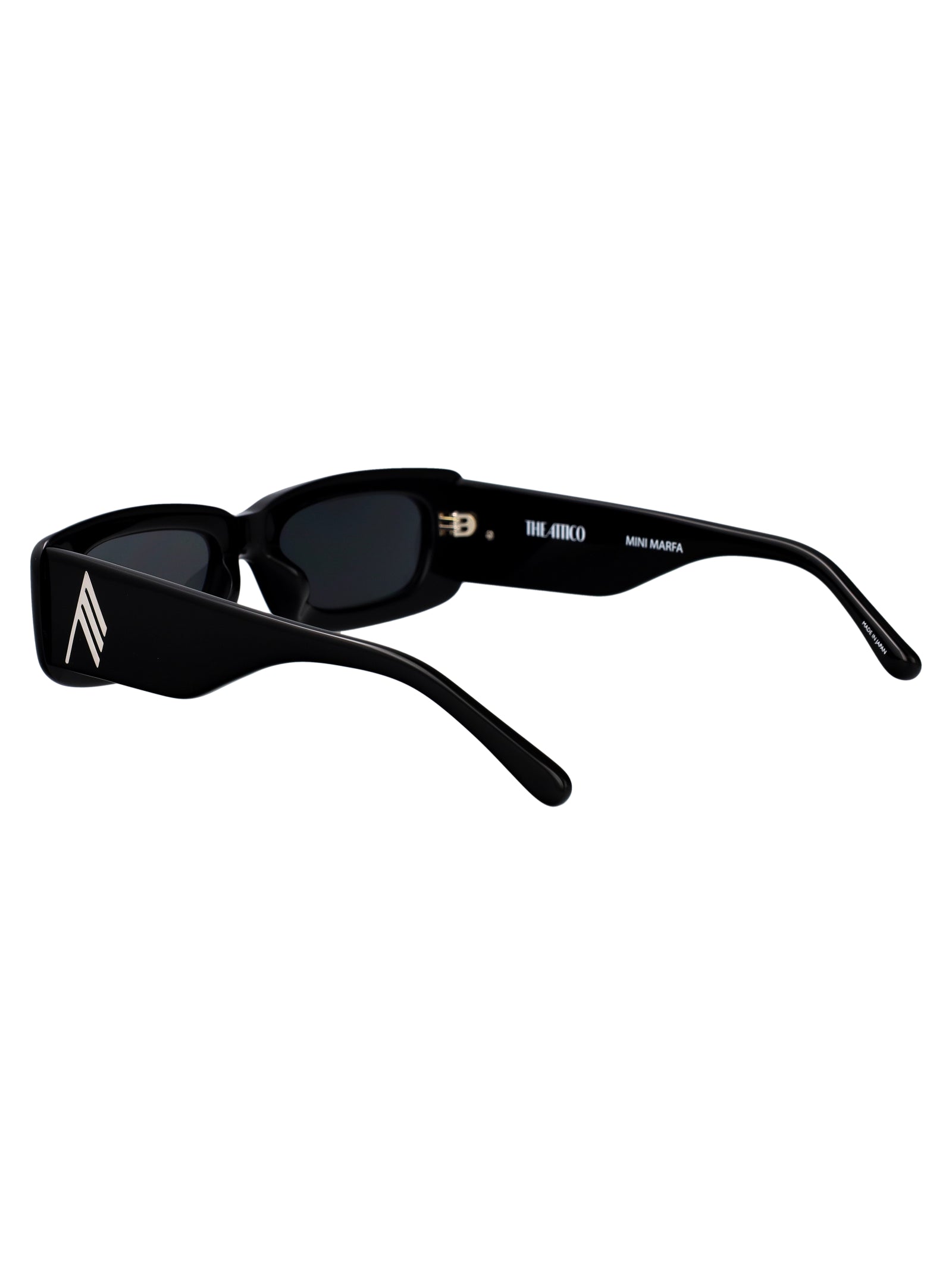 Attico16c23sun C23 Black/ Silver/ Grey Acetate Sunglasses