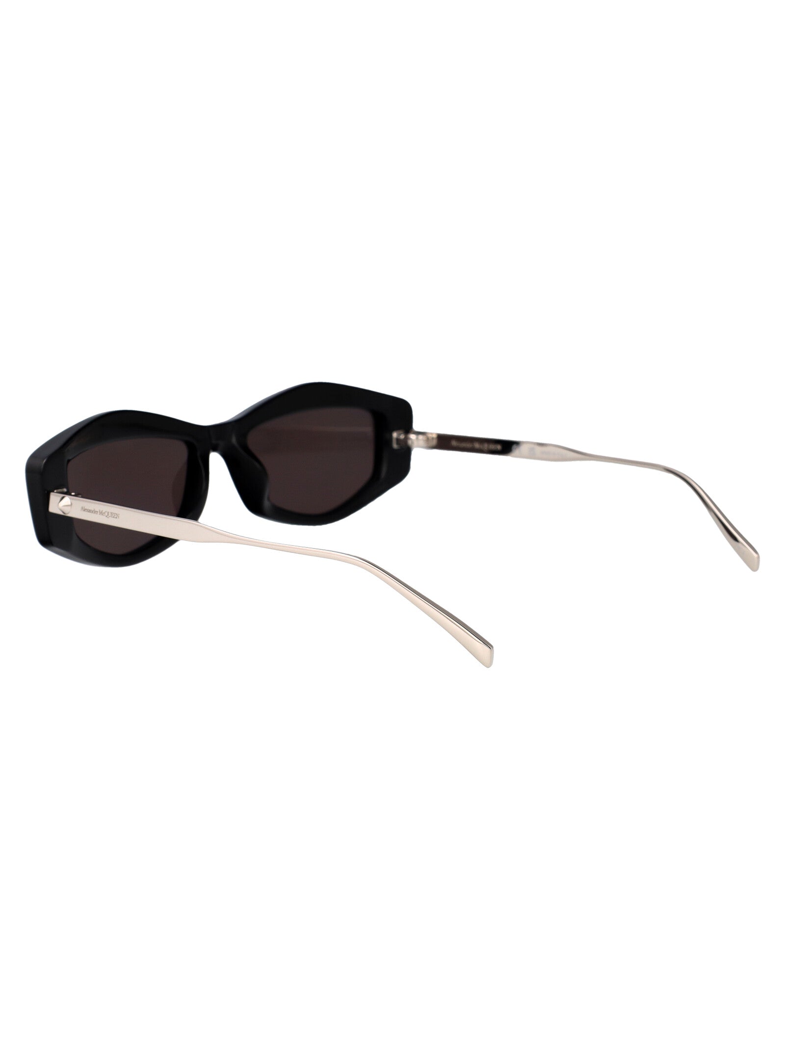 Am0482s 001 Black-silver-grey Metal Sunglasses