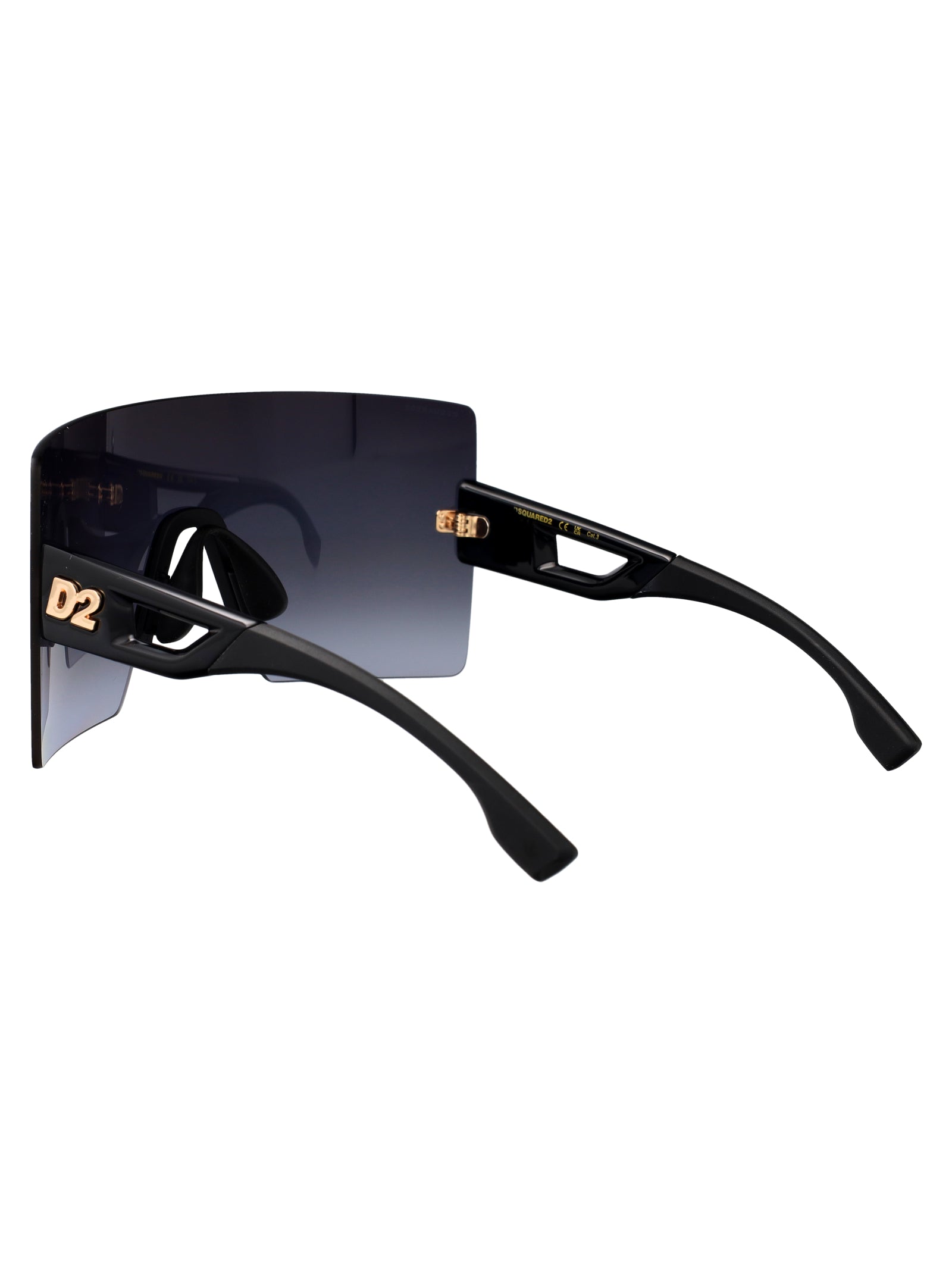 D2 0126-S Black Polyester Sunglasses