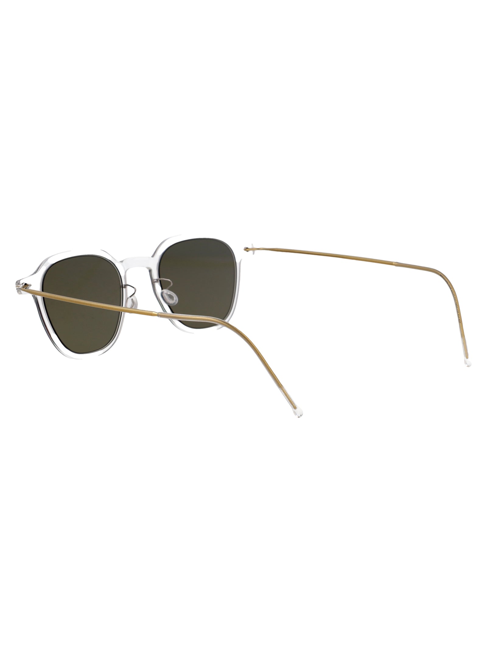 8348 C01 Transparent Acetate + Titanium Sunglasses