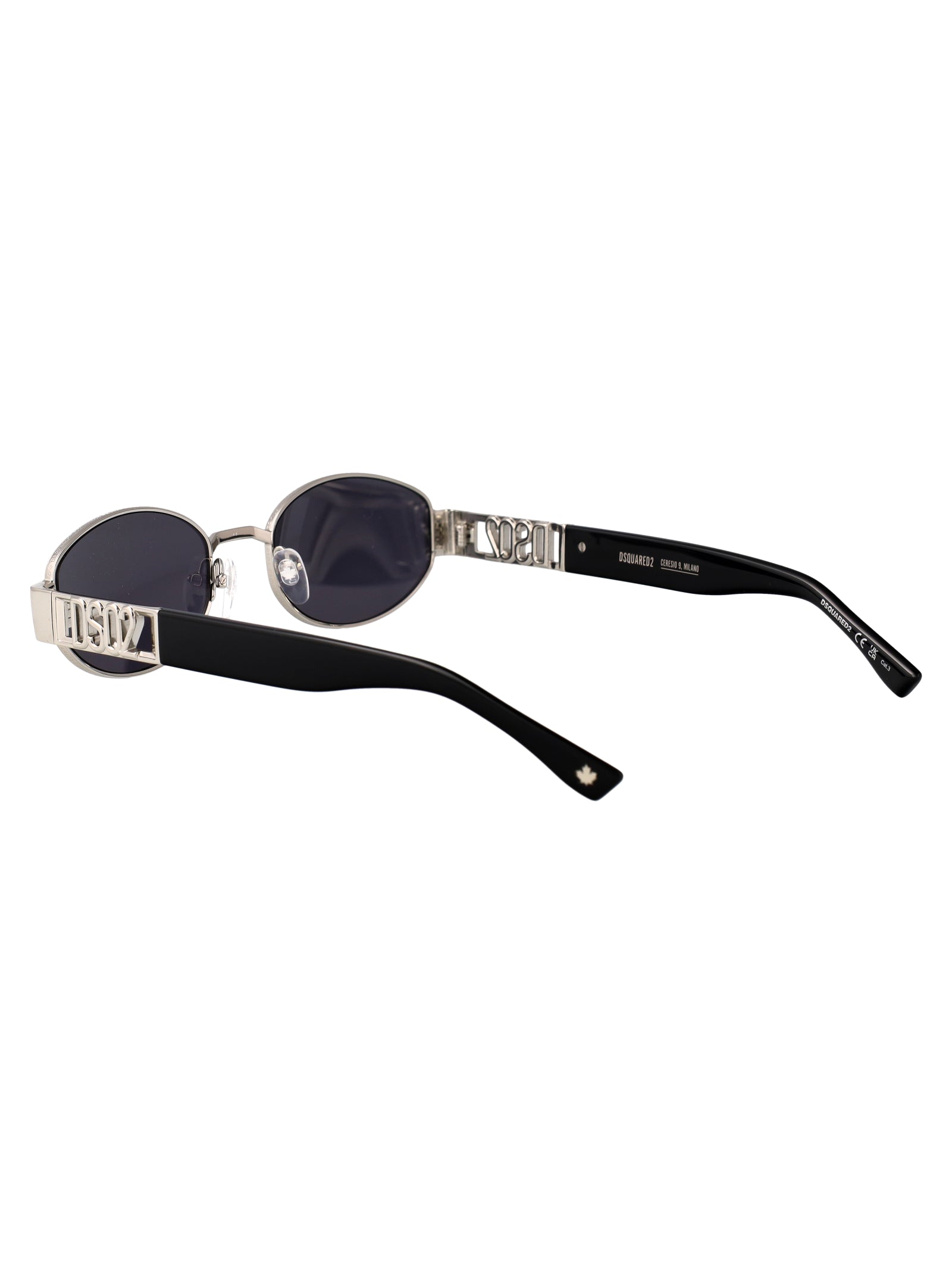 D2 0155-S 010 Palladium Metal Sunglasses