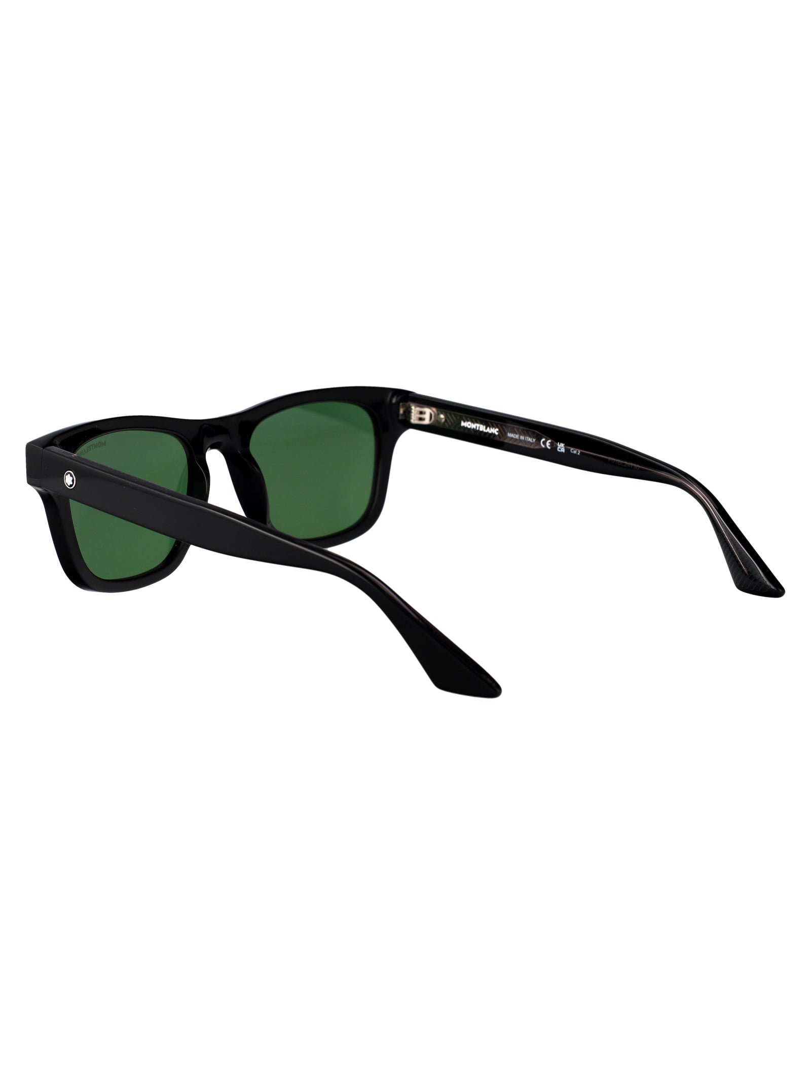 Mb0254s 006 Black-black-green Acetate Sunglasses