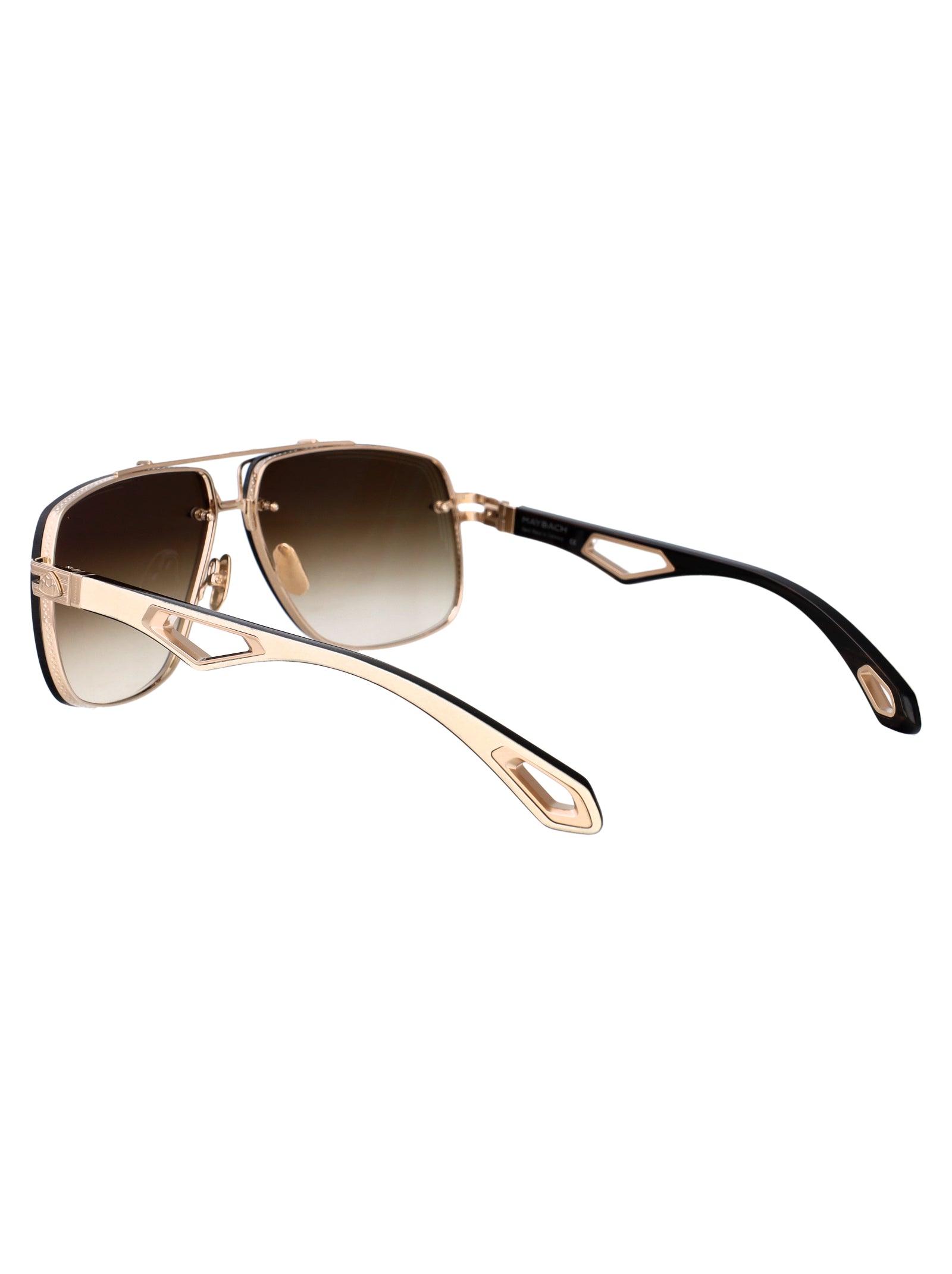 The King Ii Chg-Wbd-Z62 Champagne Gold Plated Titanium Sunglasses