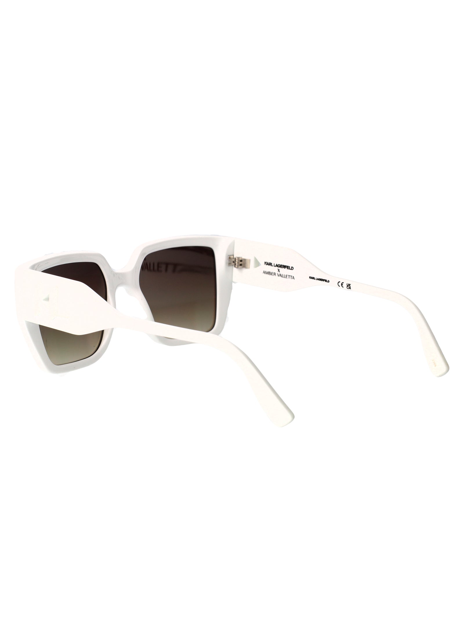 Kl6098s 105 White Acetate Sunglasses