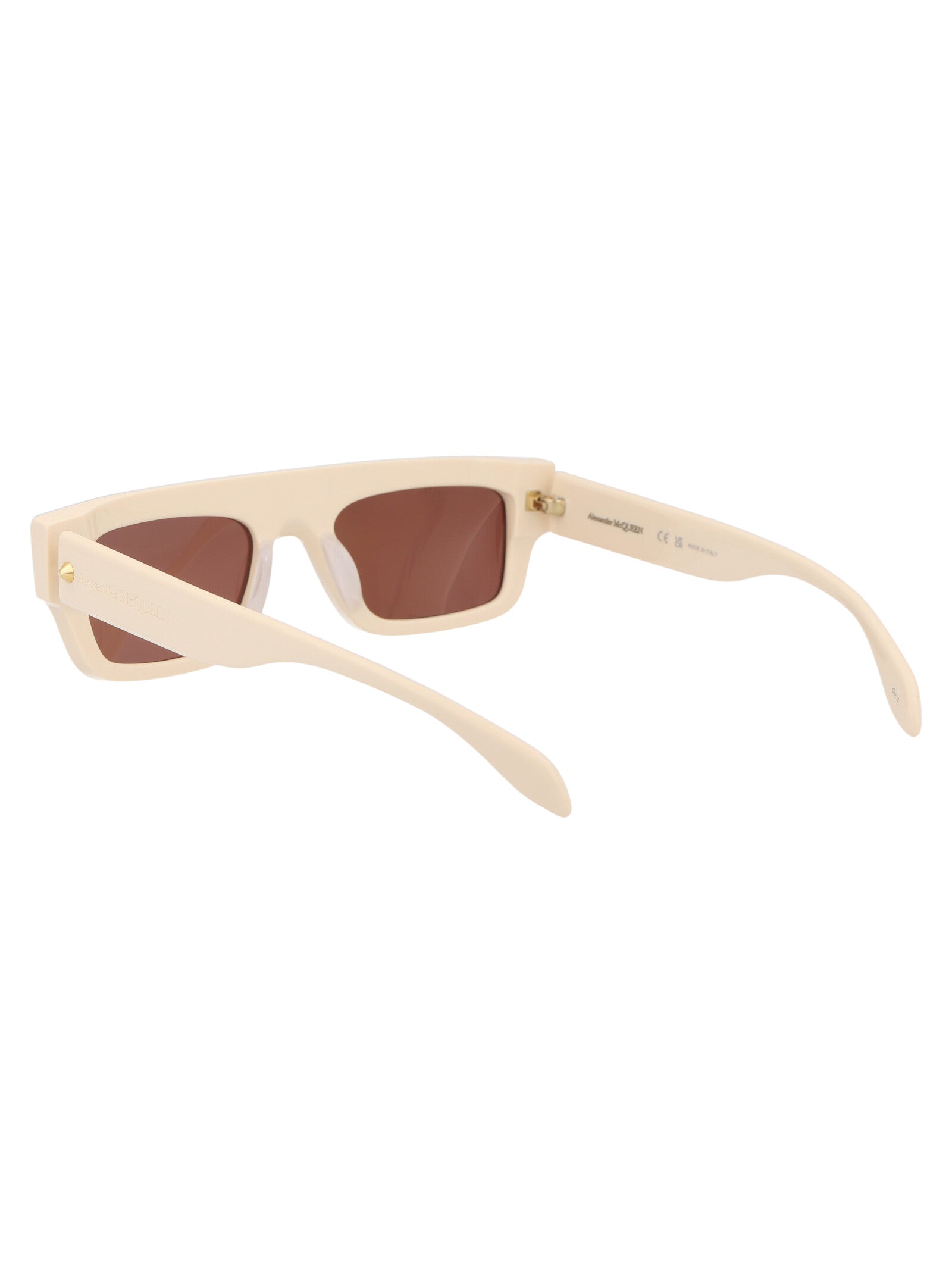 Am0427s 004 Ivory Brown Acetate Sunglasses