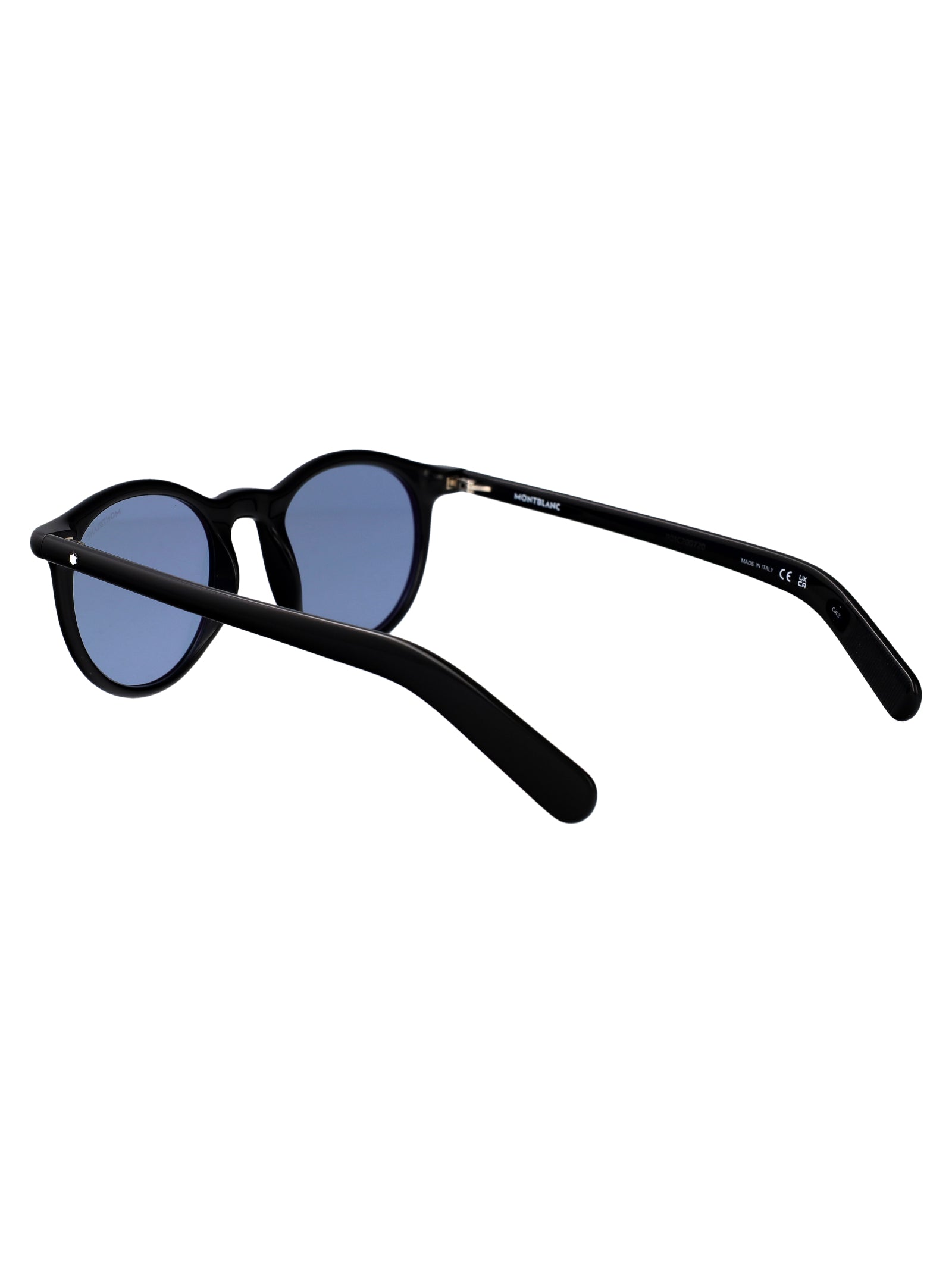 Mb0353s 007 Black-black-blue Recycled Injected Acetate Sunglasses