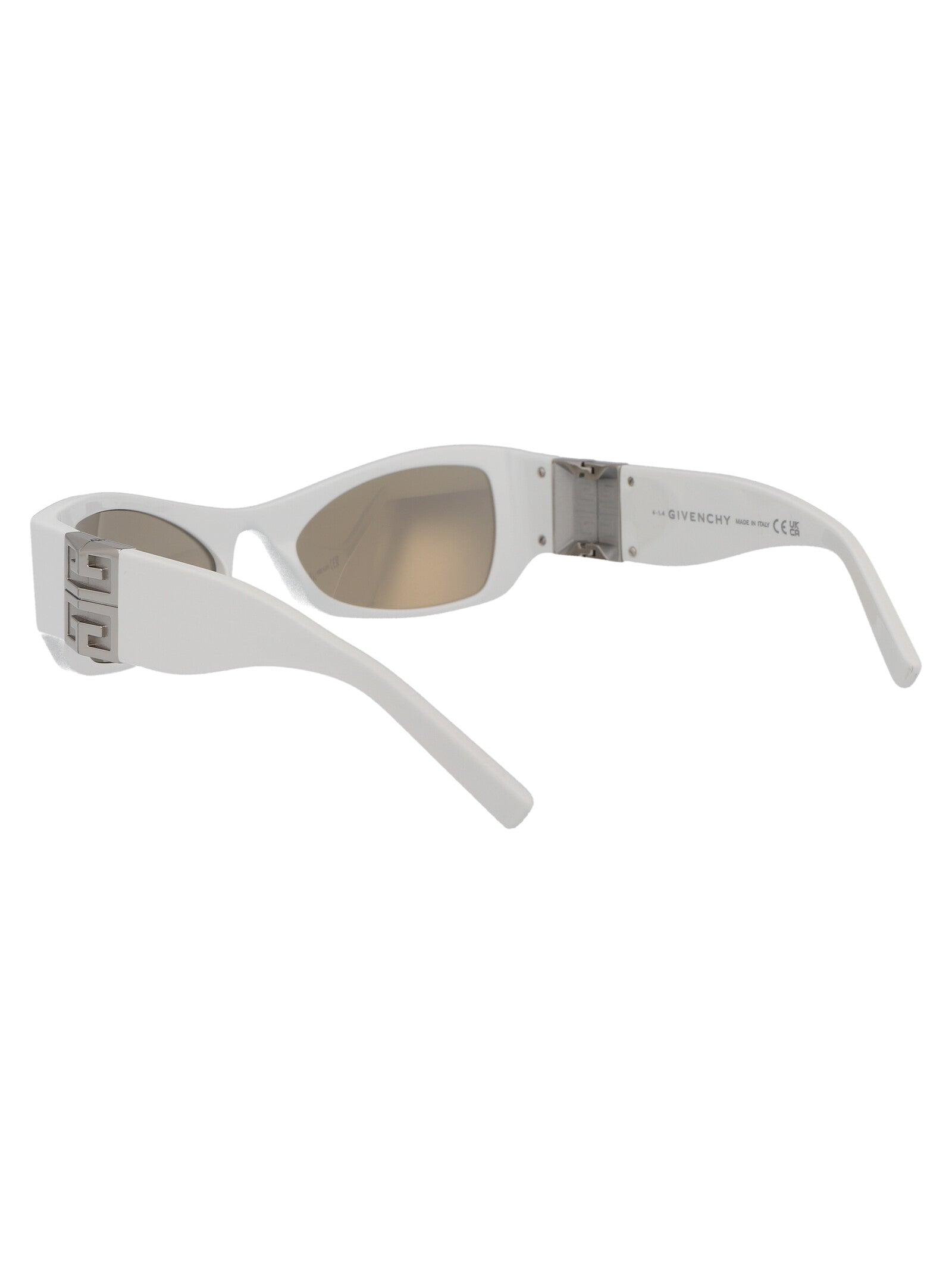 Gv40079i 21c White / Smoke Mirror Plastic Sunglasses
