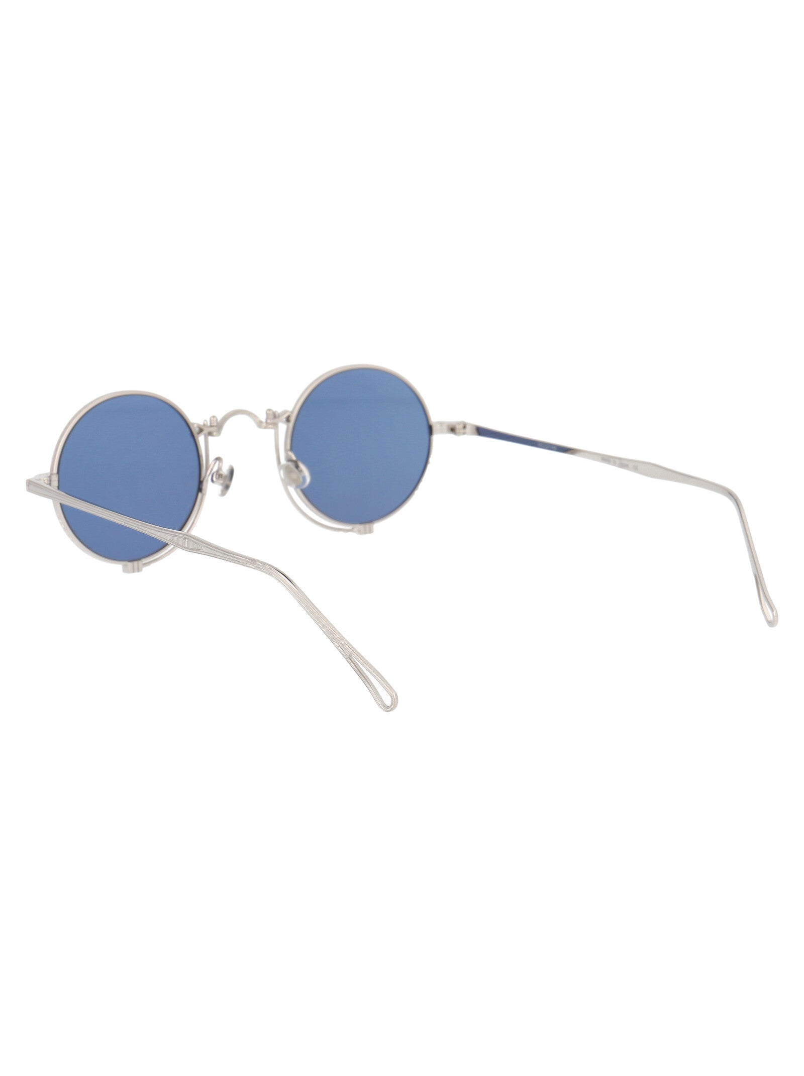 Palladium White Cobalt Blue Metal Sunglasses