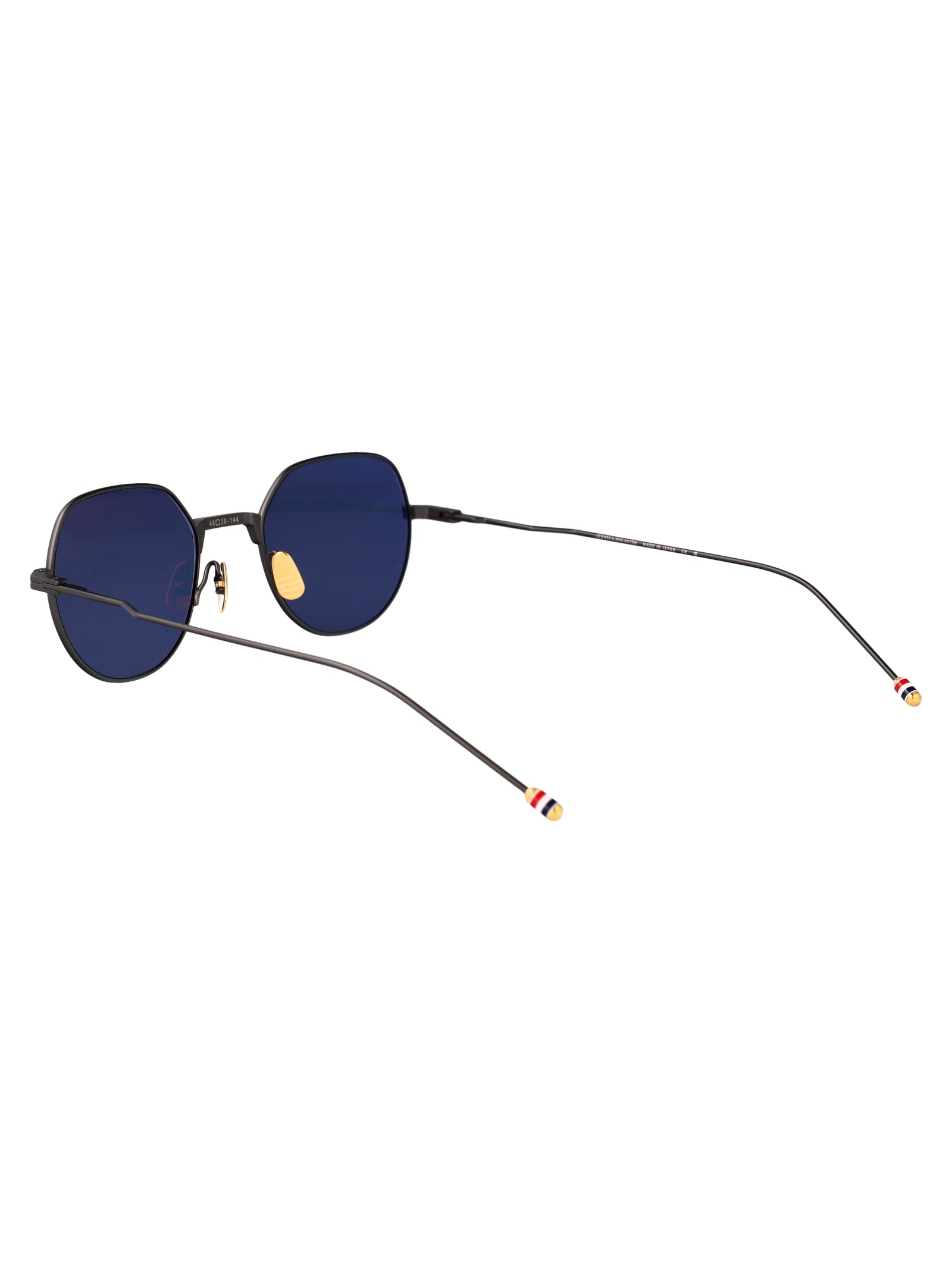 Ues935a-G0001 005 Black Iron / 18k Gold Plate Titanium Sunglasses