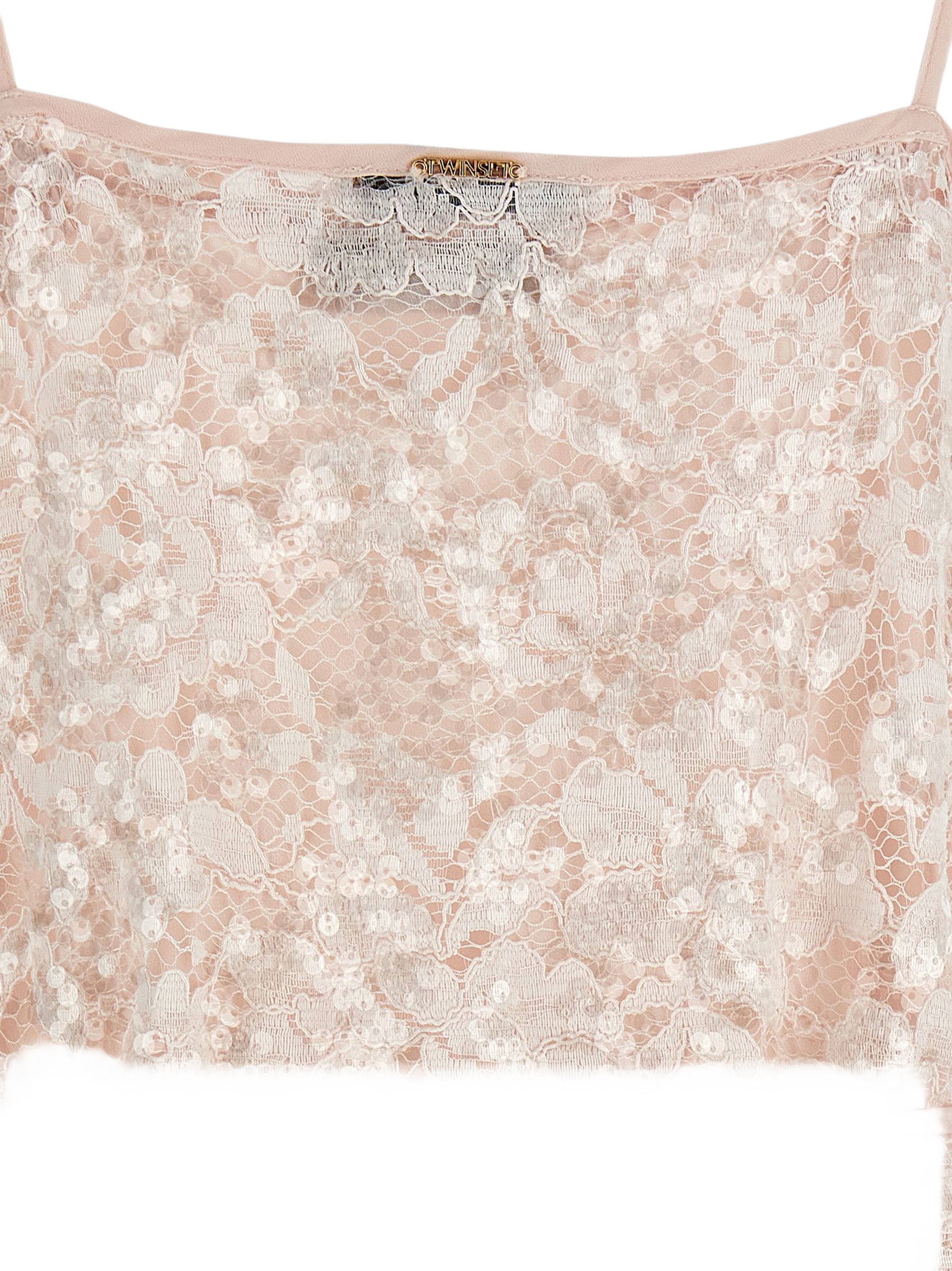 Lace dress Pink Polyester