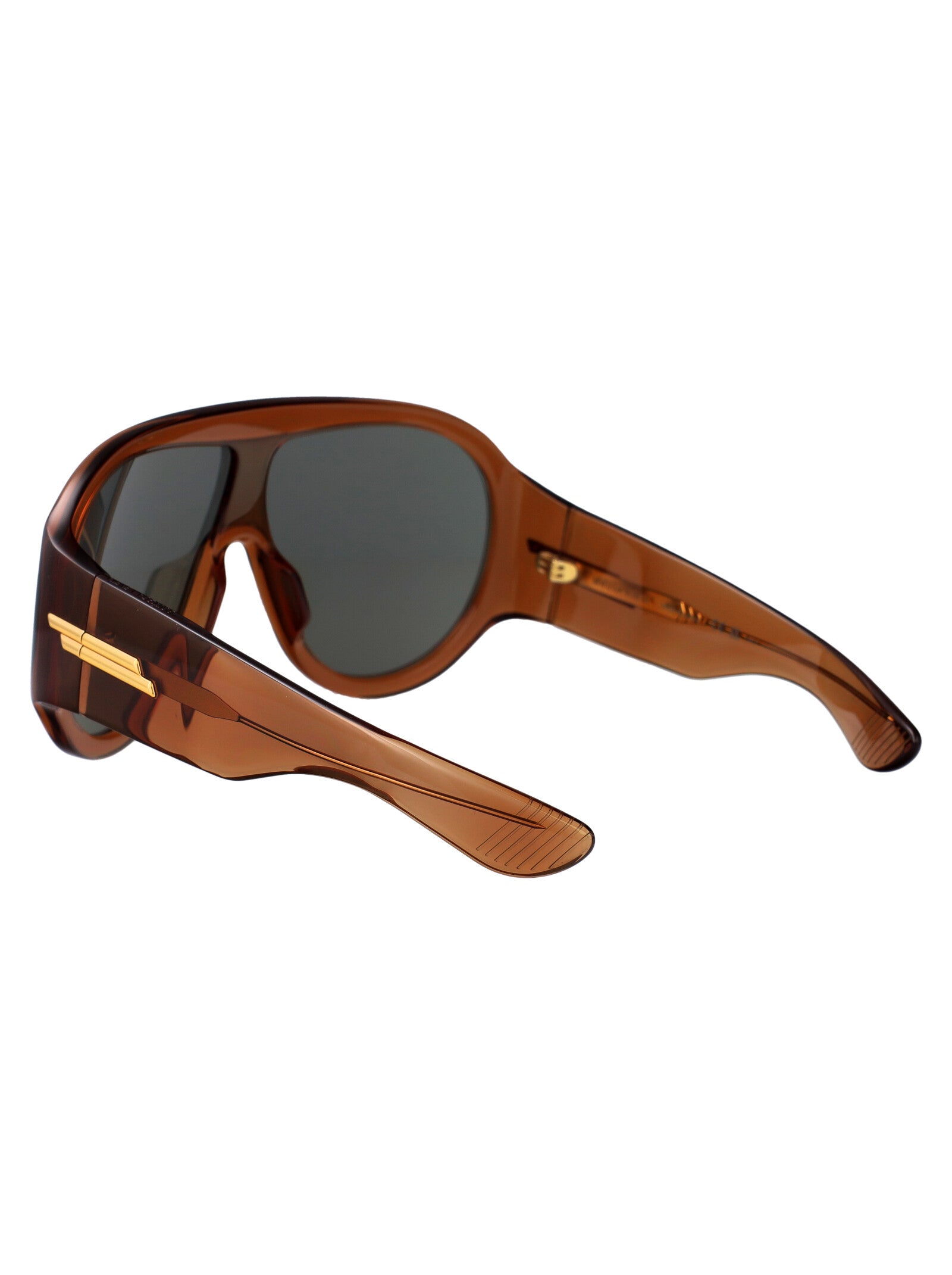 Brown-brown-grey Acetate Sunglasses