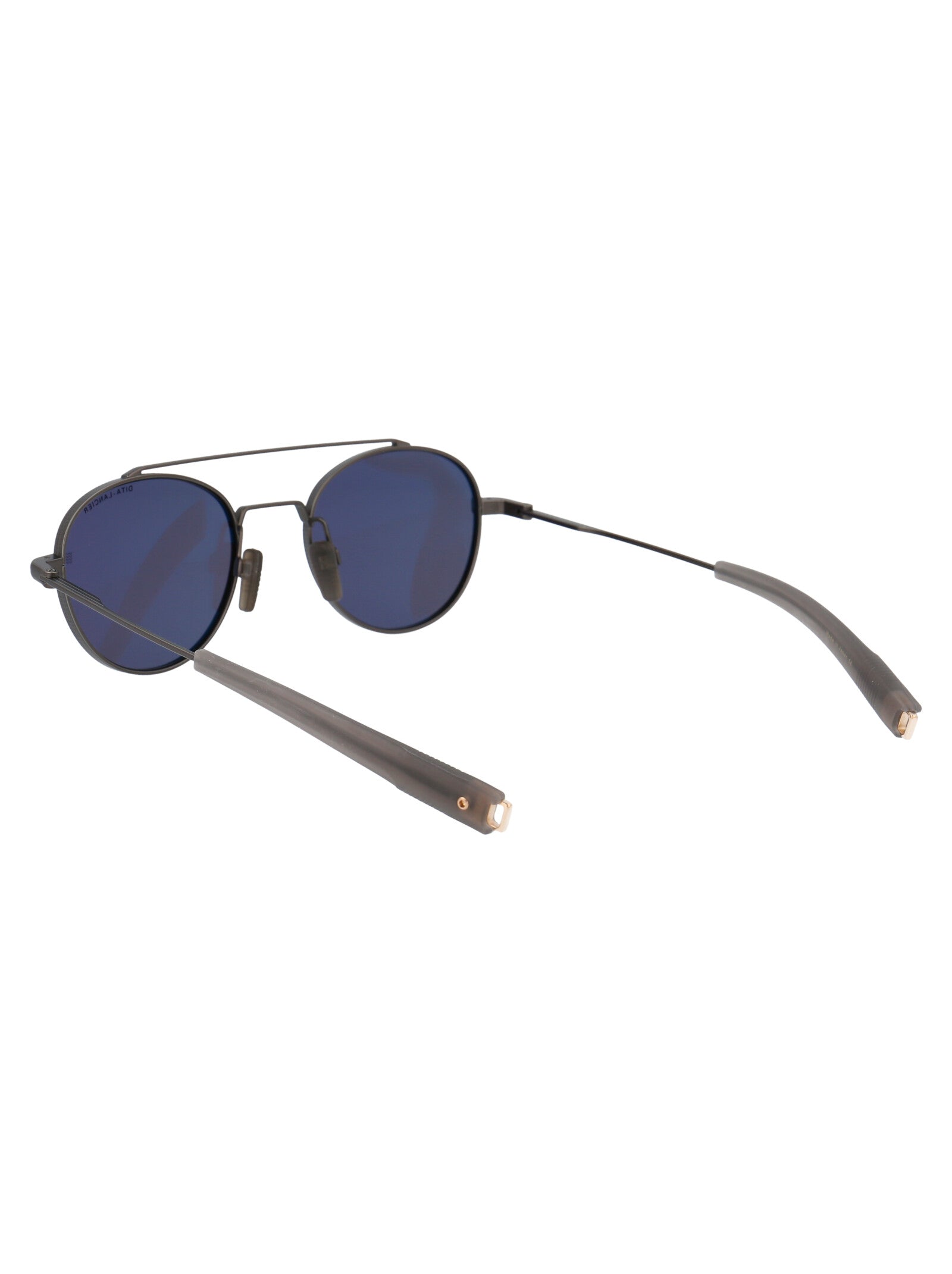 Dls103-50-04 04 Black Gun / Grey Polar Acetate + Metal Sunglasses