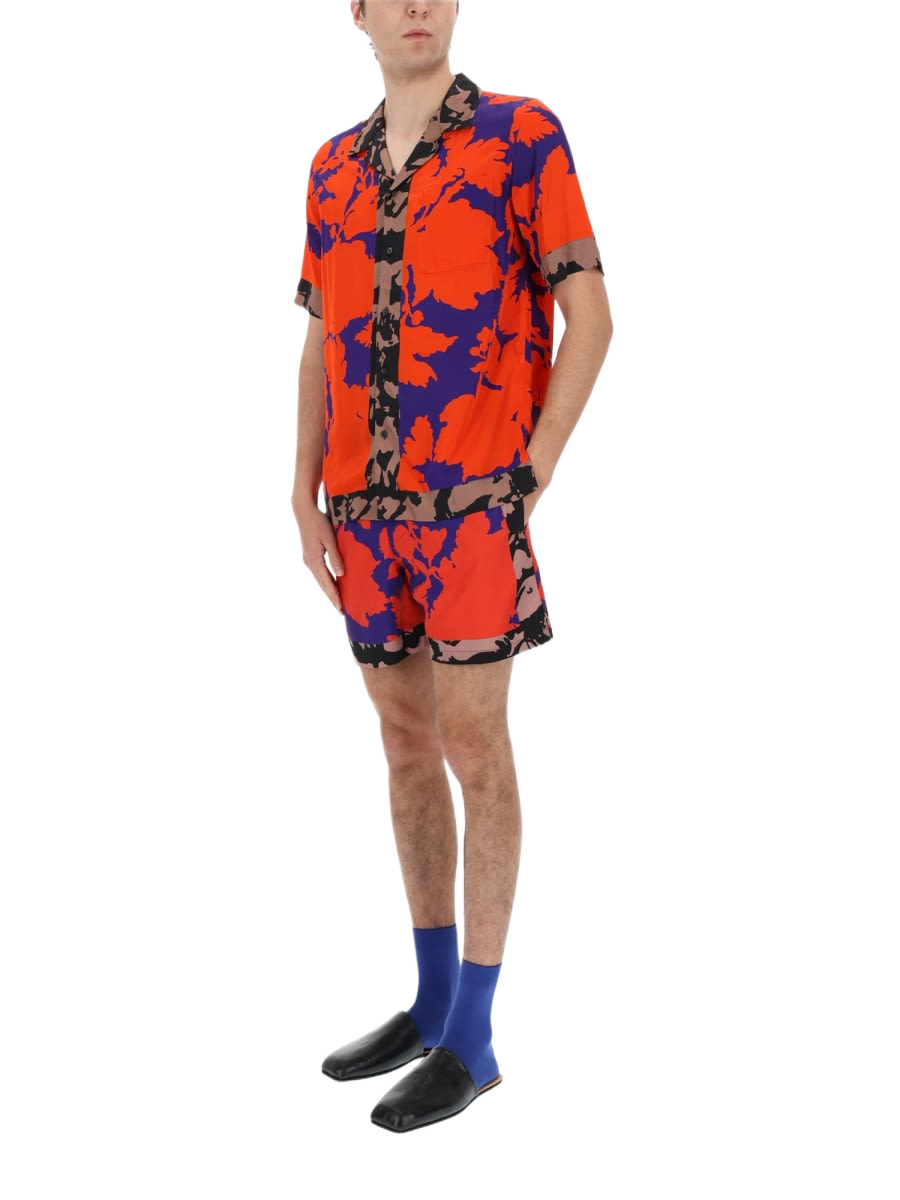 Carlton Shirt Red Viscose