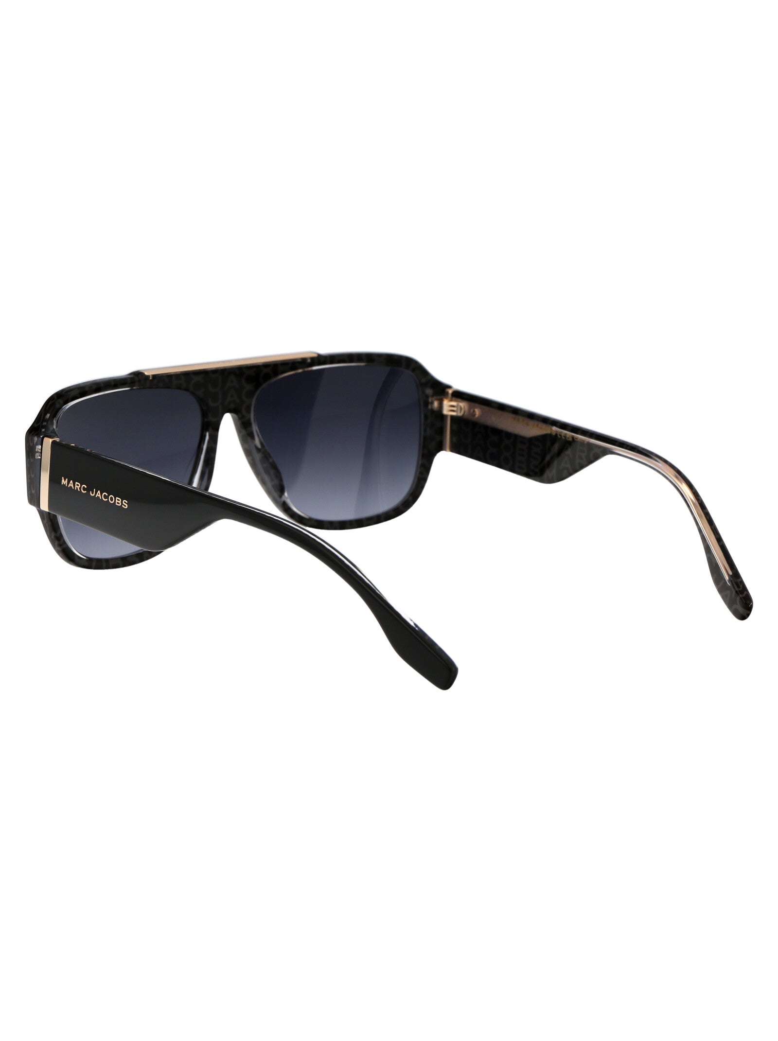 MARC 756-S Black Pattern Grey Acetate Sunglasses