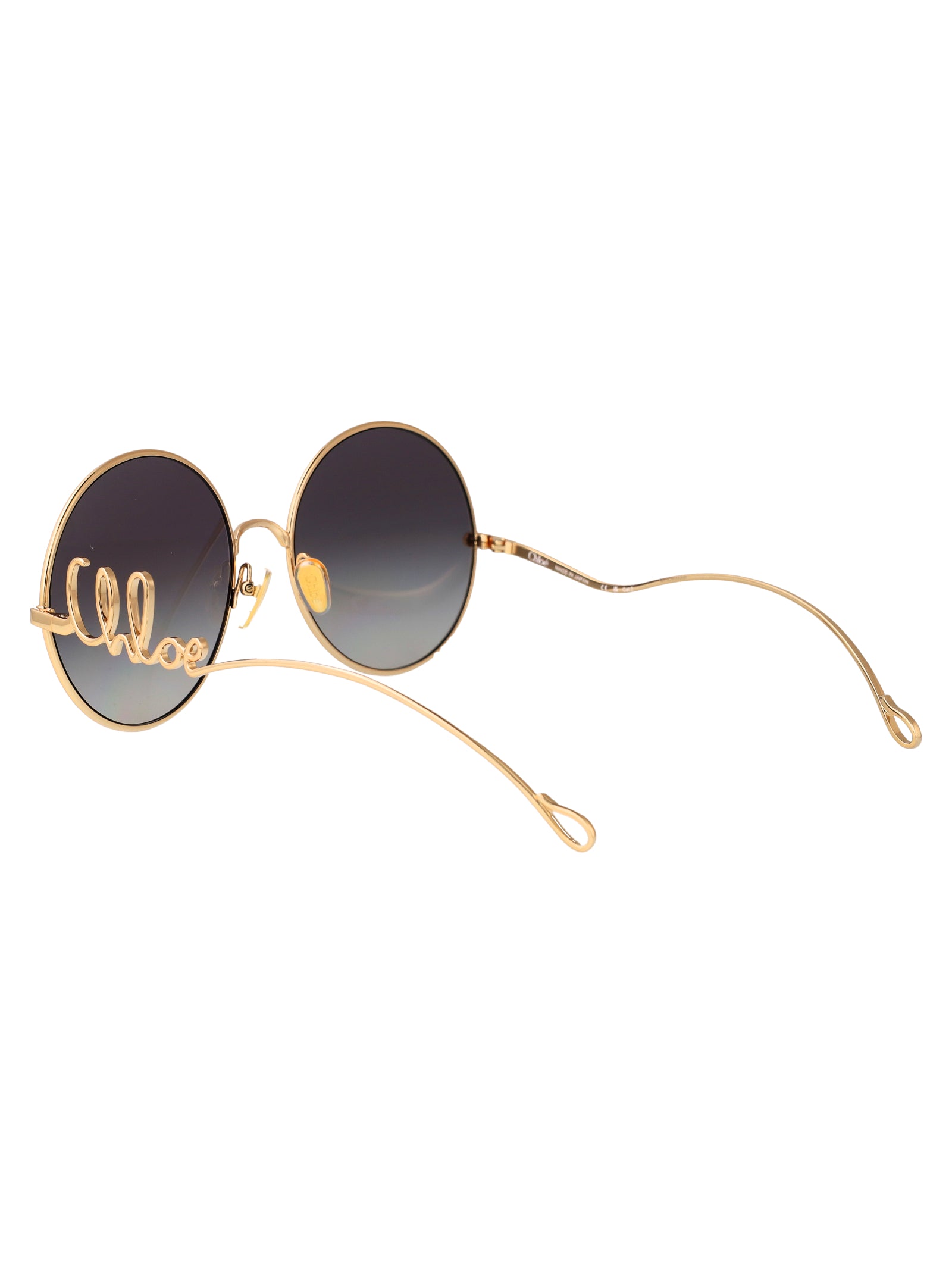Ch0329s 001 Gold-gold-grey Metal Sunglasses