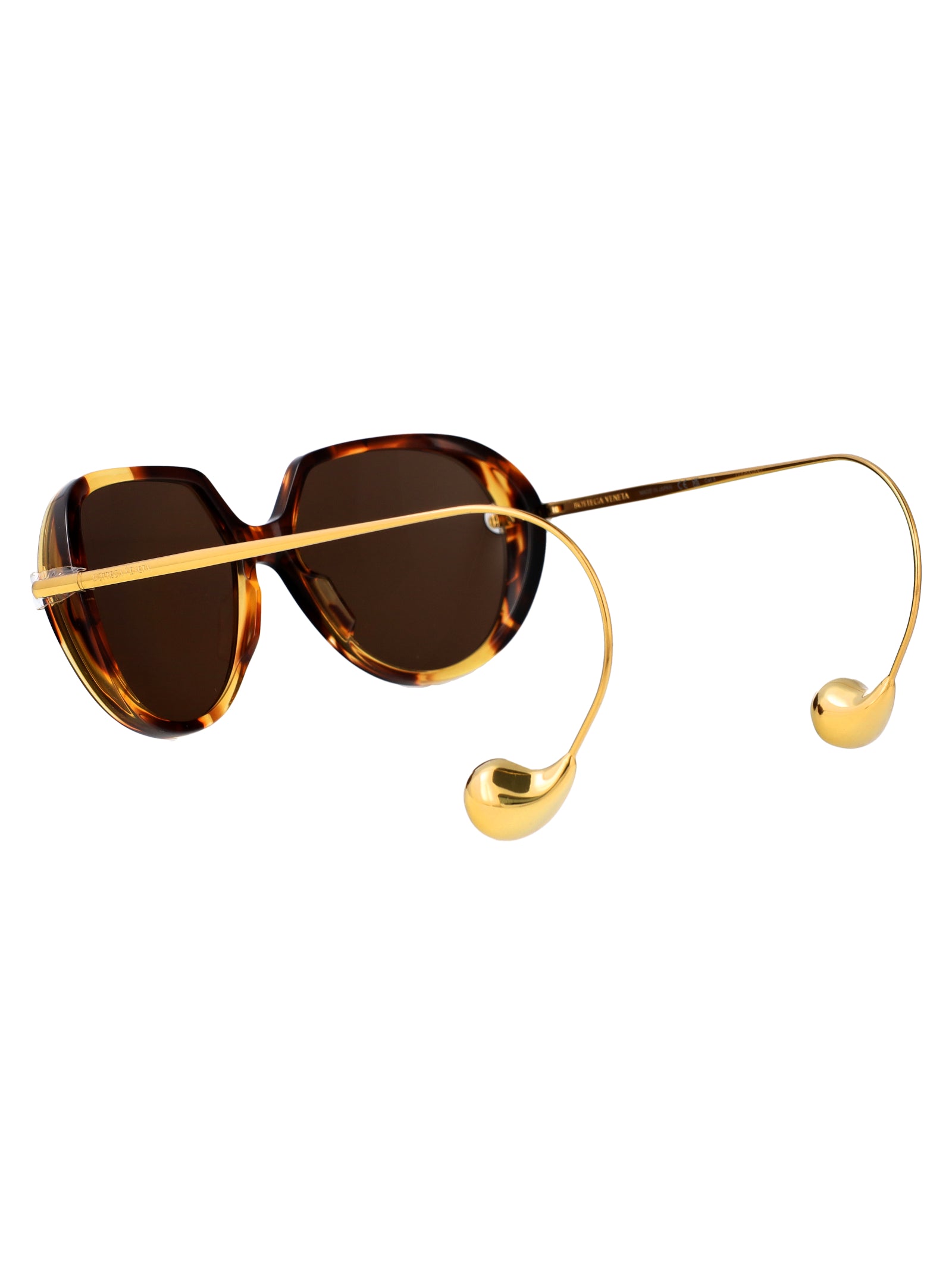 Havana-gold-brown Recycled Acetate Sunglasses