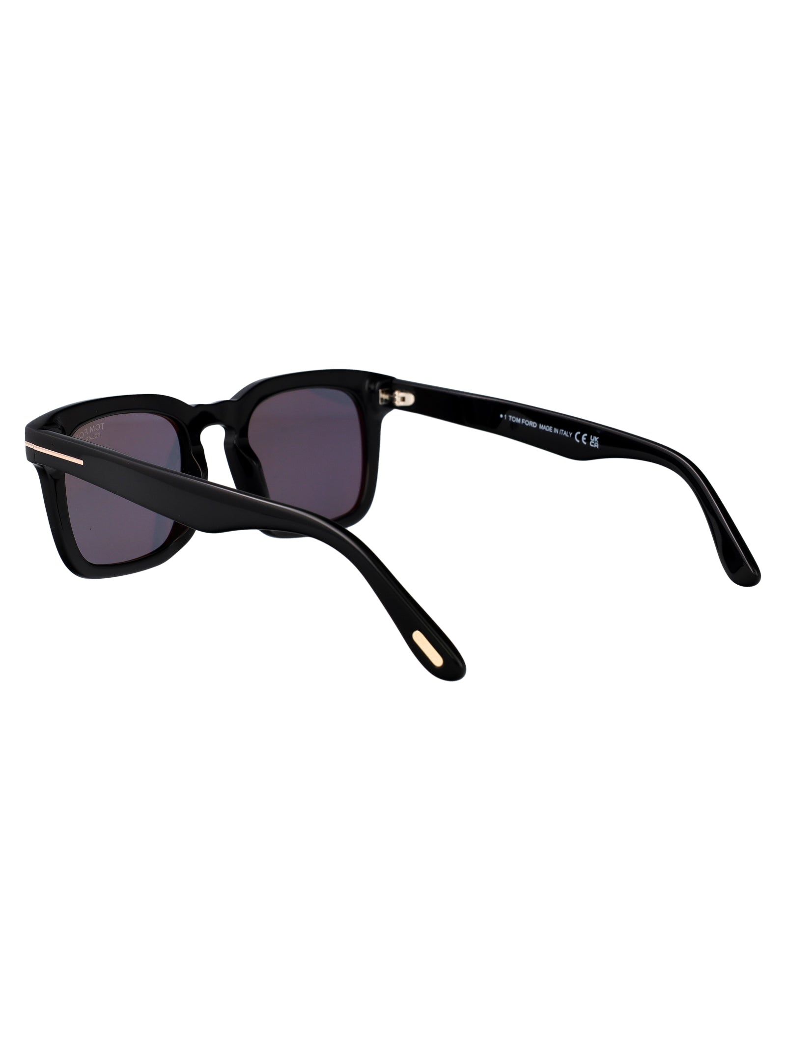 Ft0751 01d Nero Lucido / Fumo Polar Acetate Sunglasses