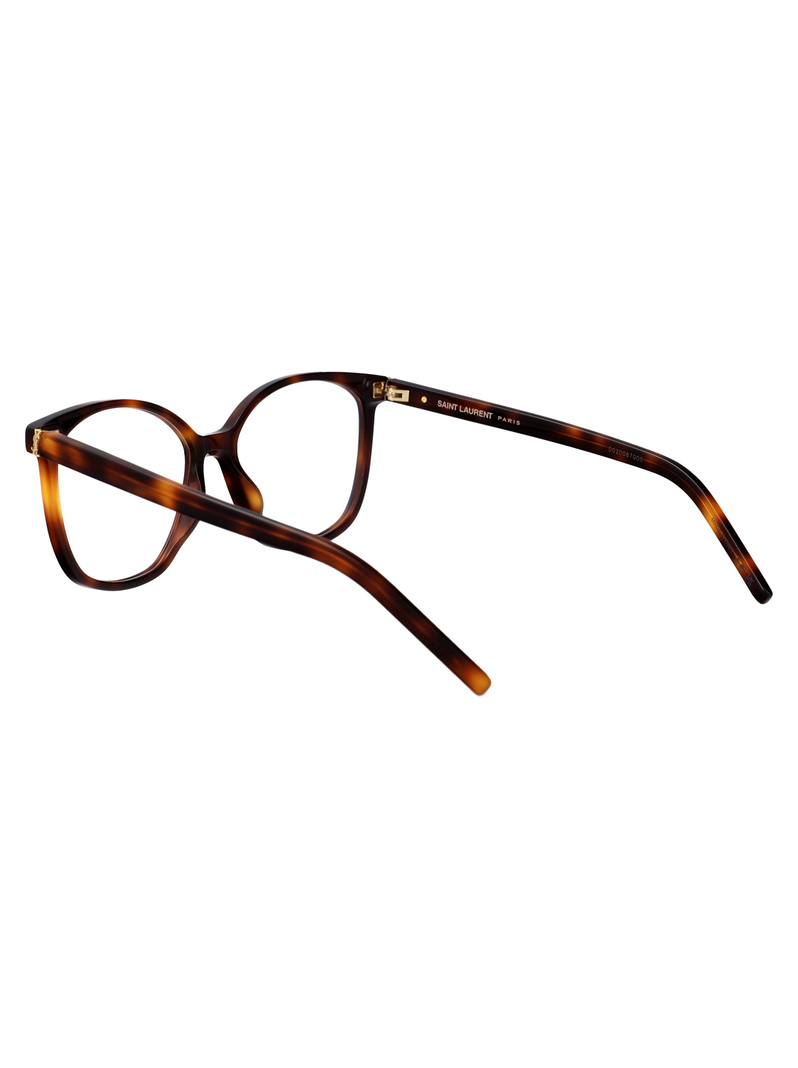 Sl M162 003 Havana-havana-transparent Acetate Optical
