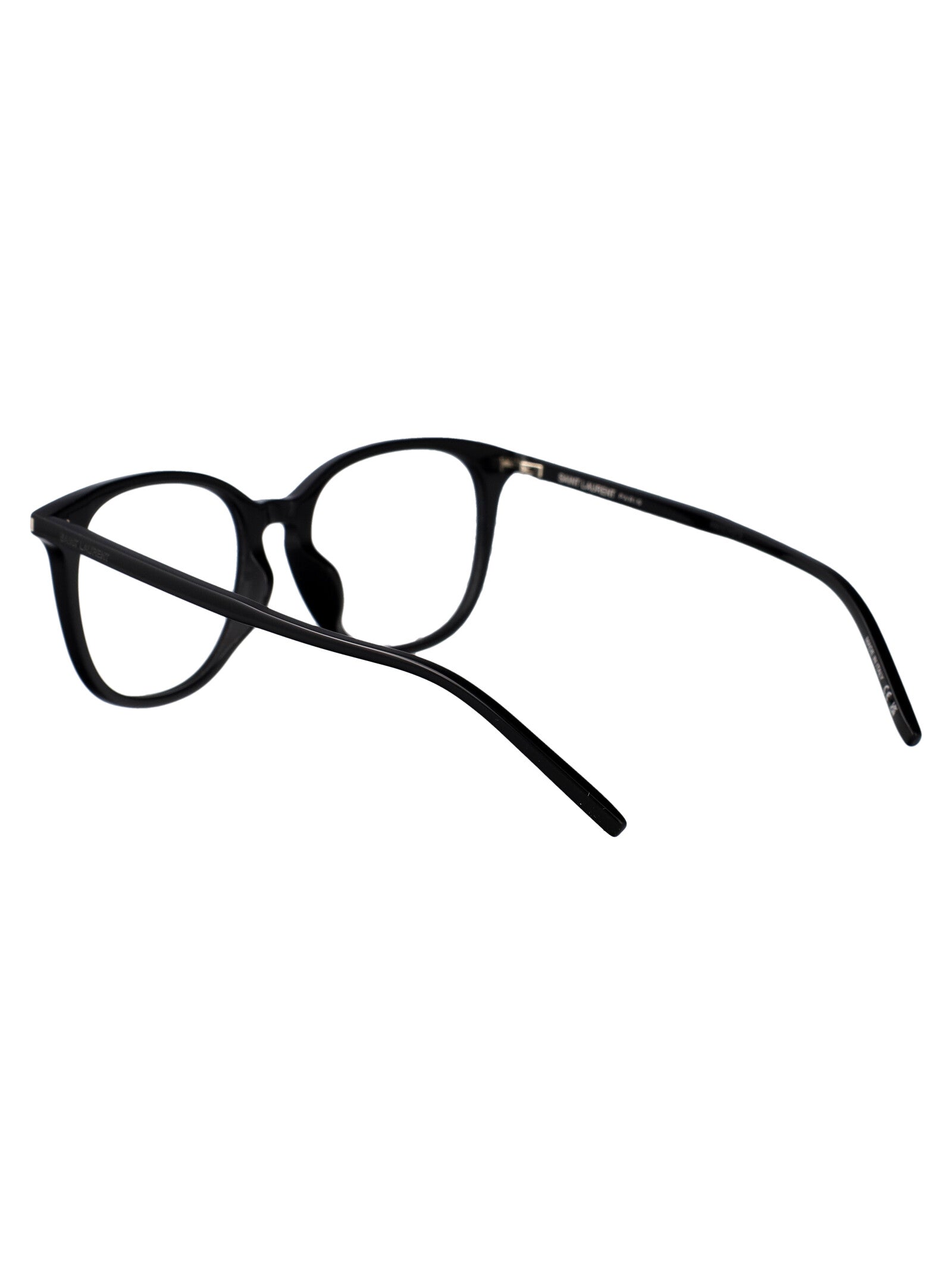 Black-black-transparent Acetate Optical