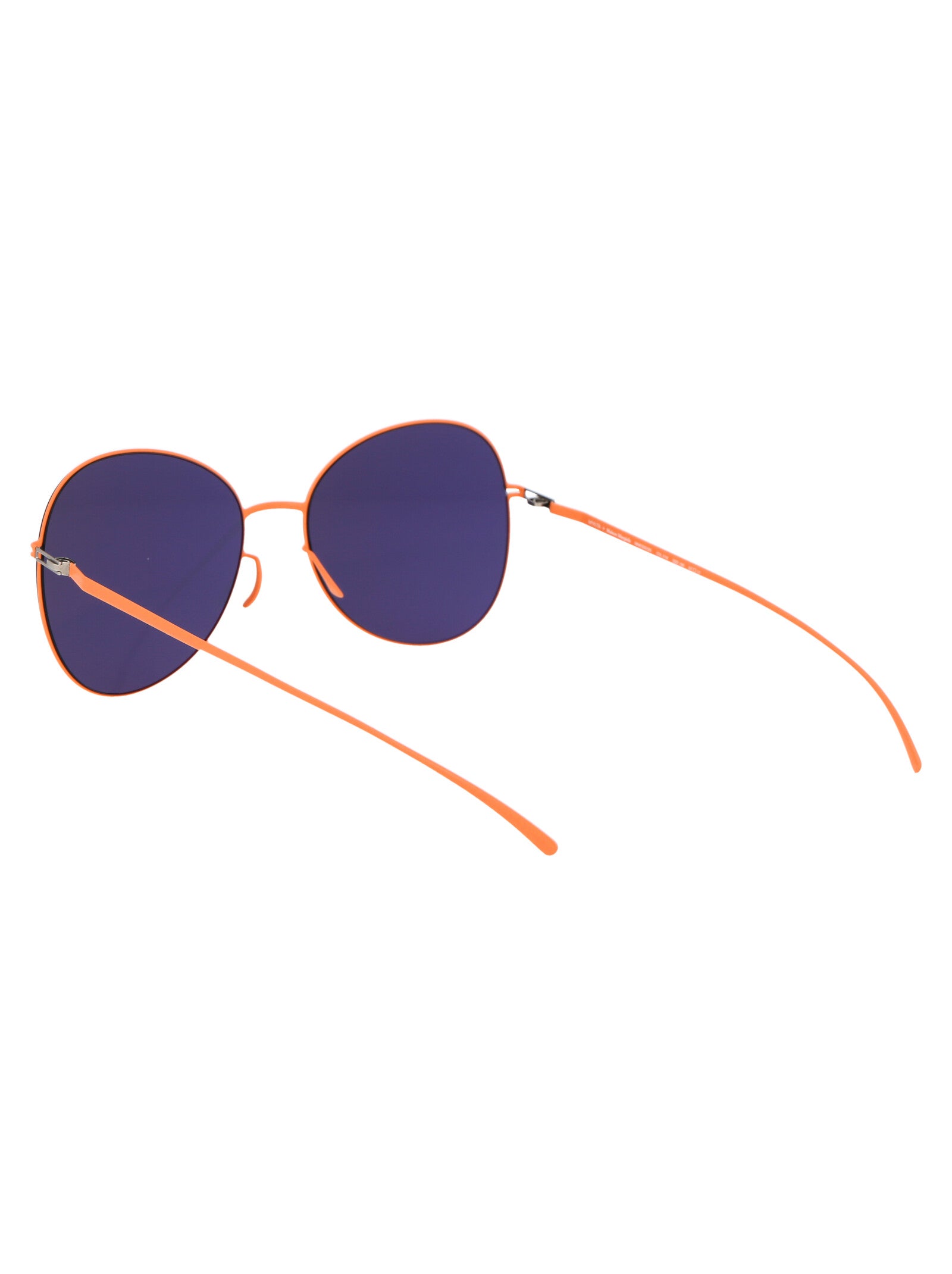 Mmesse025 443 E19 Apricot Indigo Solid Metal Sunglasses