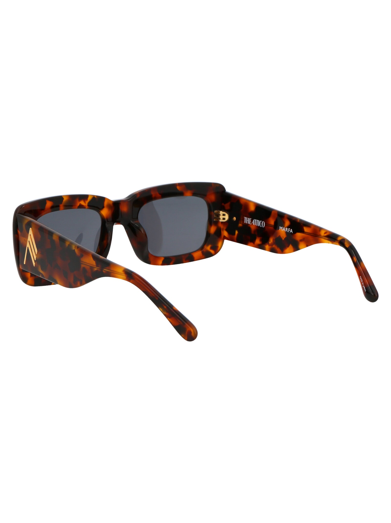 Attico3c24sun C24 T-shell/yellowgold/blue Acetate Sunglasses