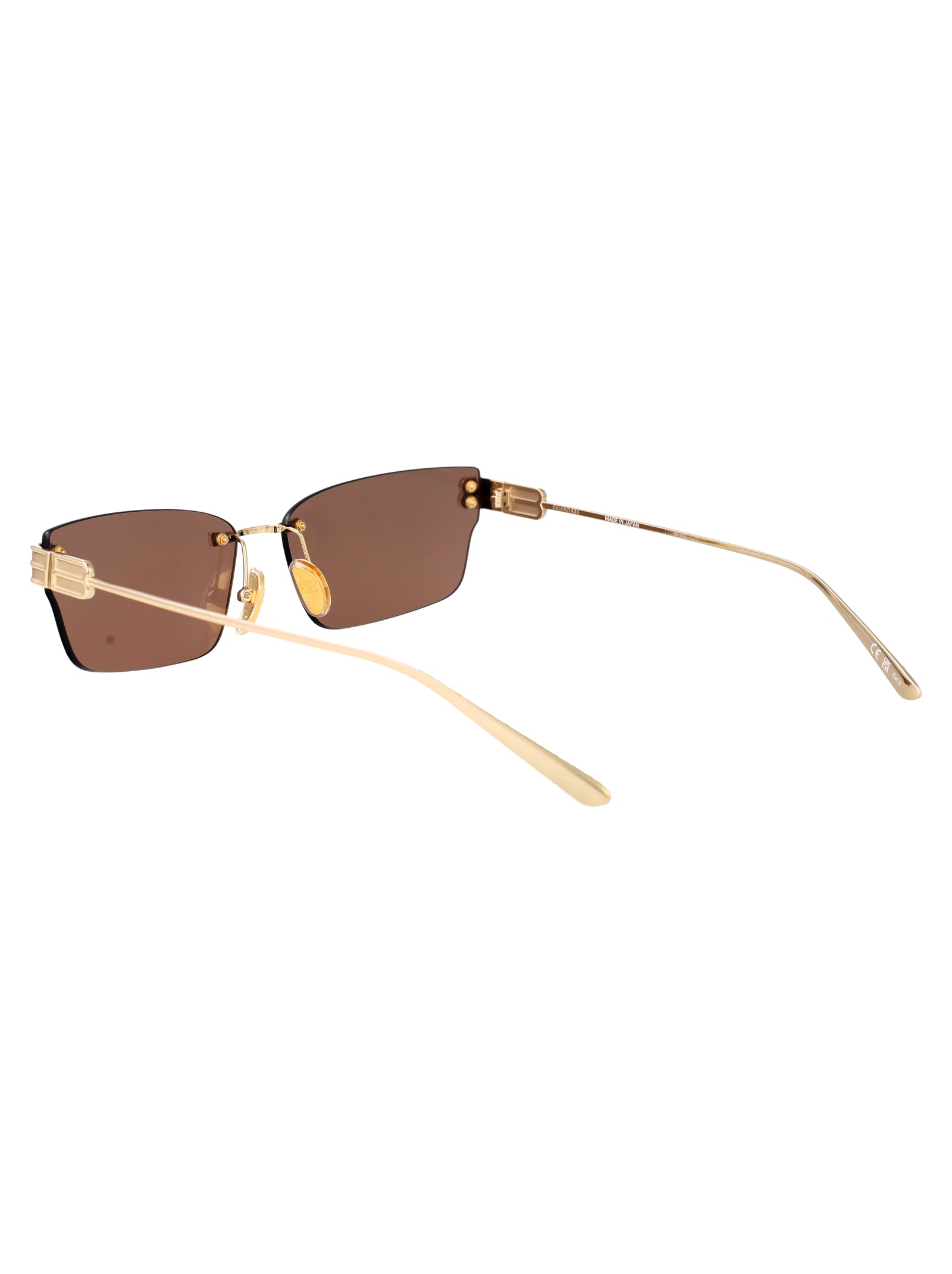 Bb0487s 004 Gold-gold-brown Metal Sunglasses