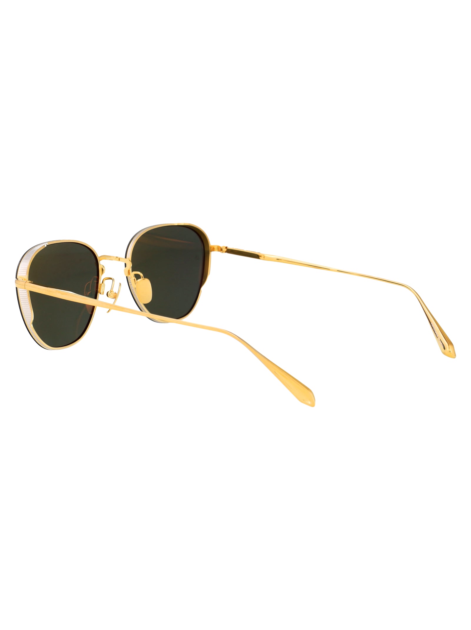 Lfl1503c1sun C1 Yellowgold/whitegold/green Titanium Sunglasses