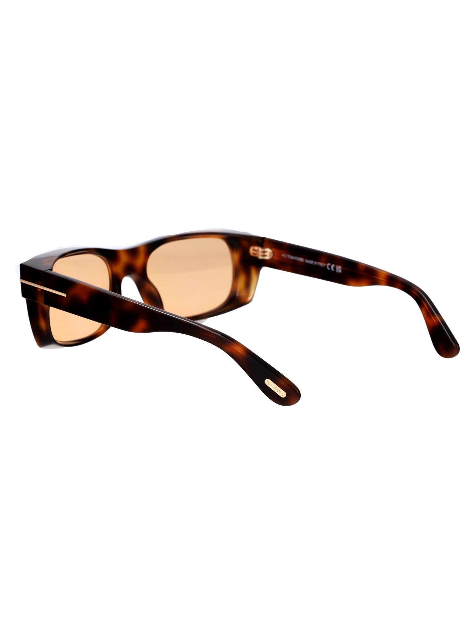 Ft1181-S 53e Orange Havana Acetate Sunglasses