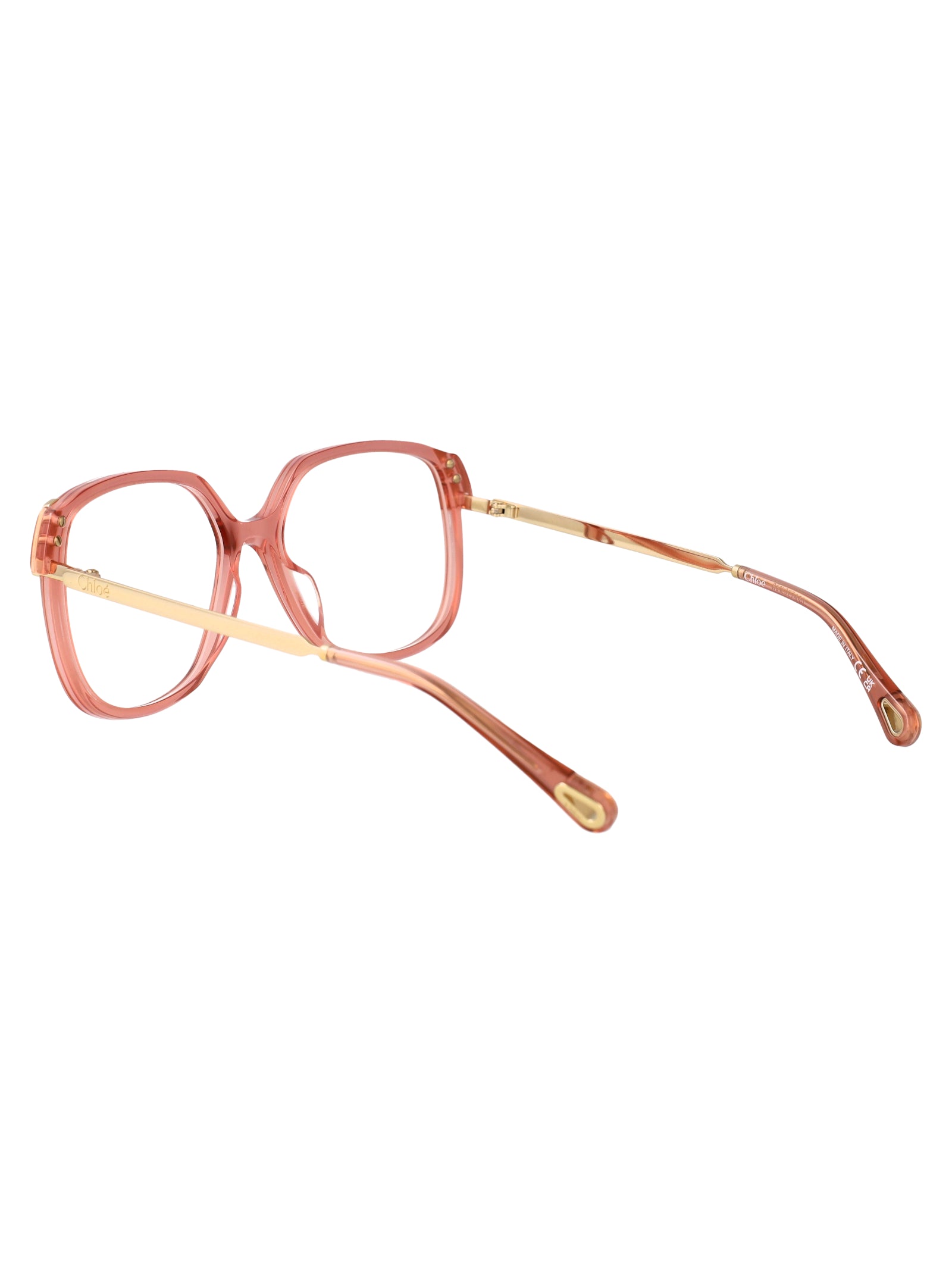 Ch0287o 009 Brown-gold-transparent Acetate Optical