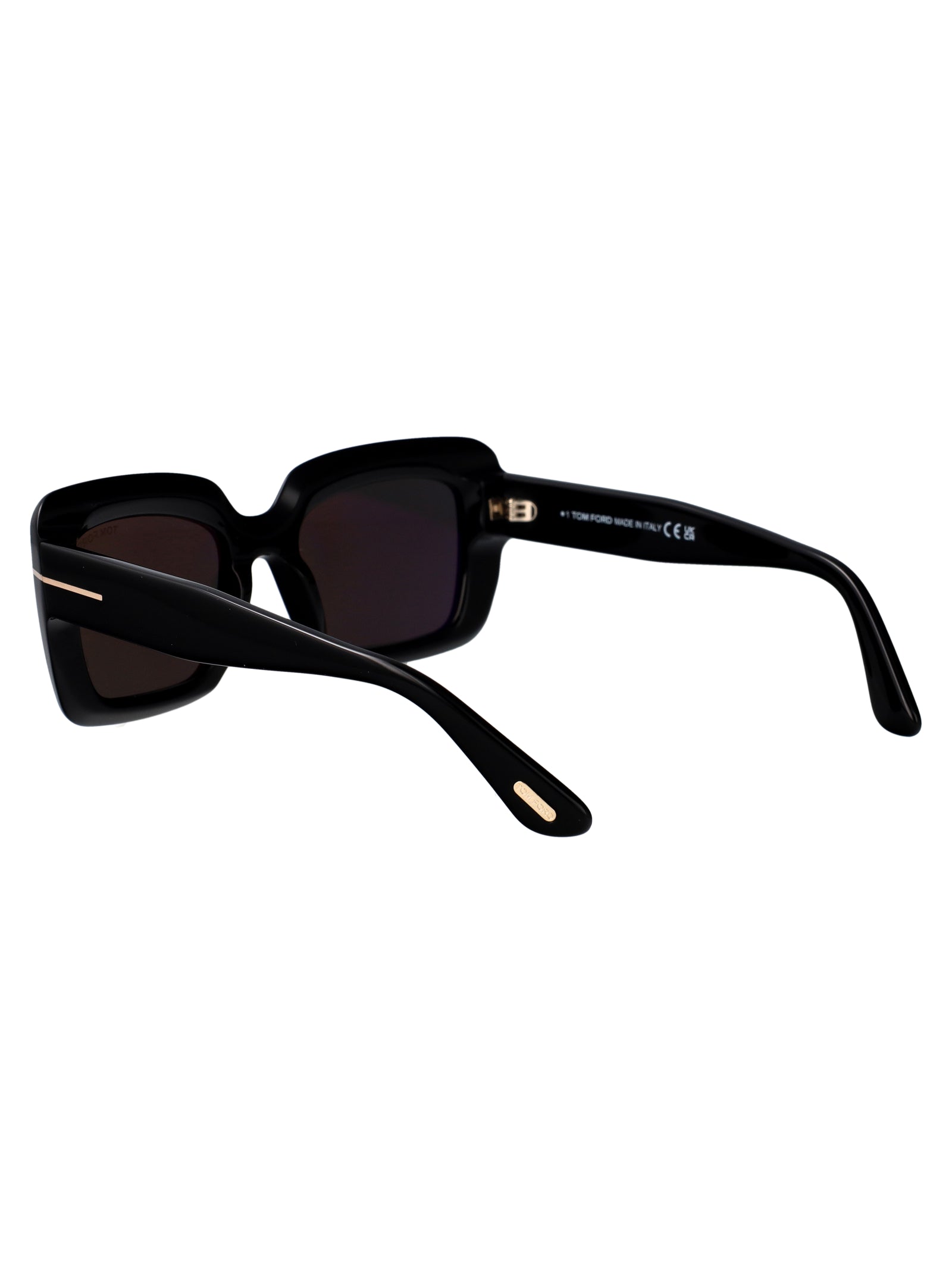 Ft1318 01a Nero Lucido / Fumo Acetate Sunglasses