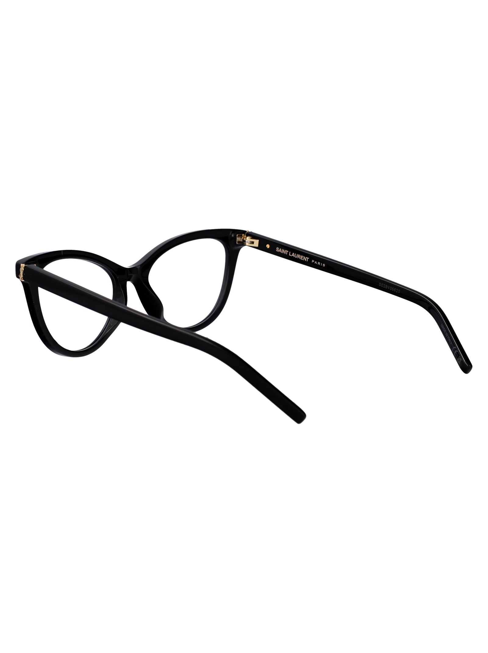 Sl M164 Black-black-transparent Acetate Optical