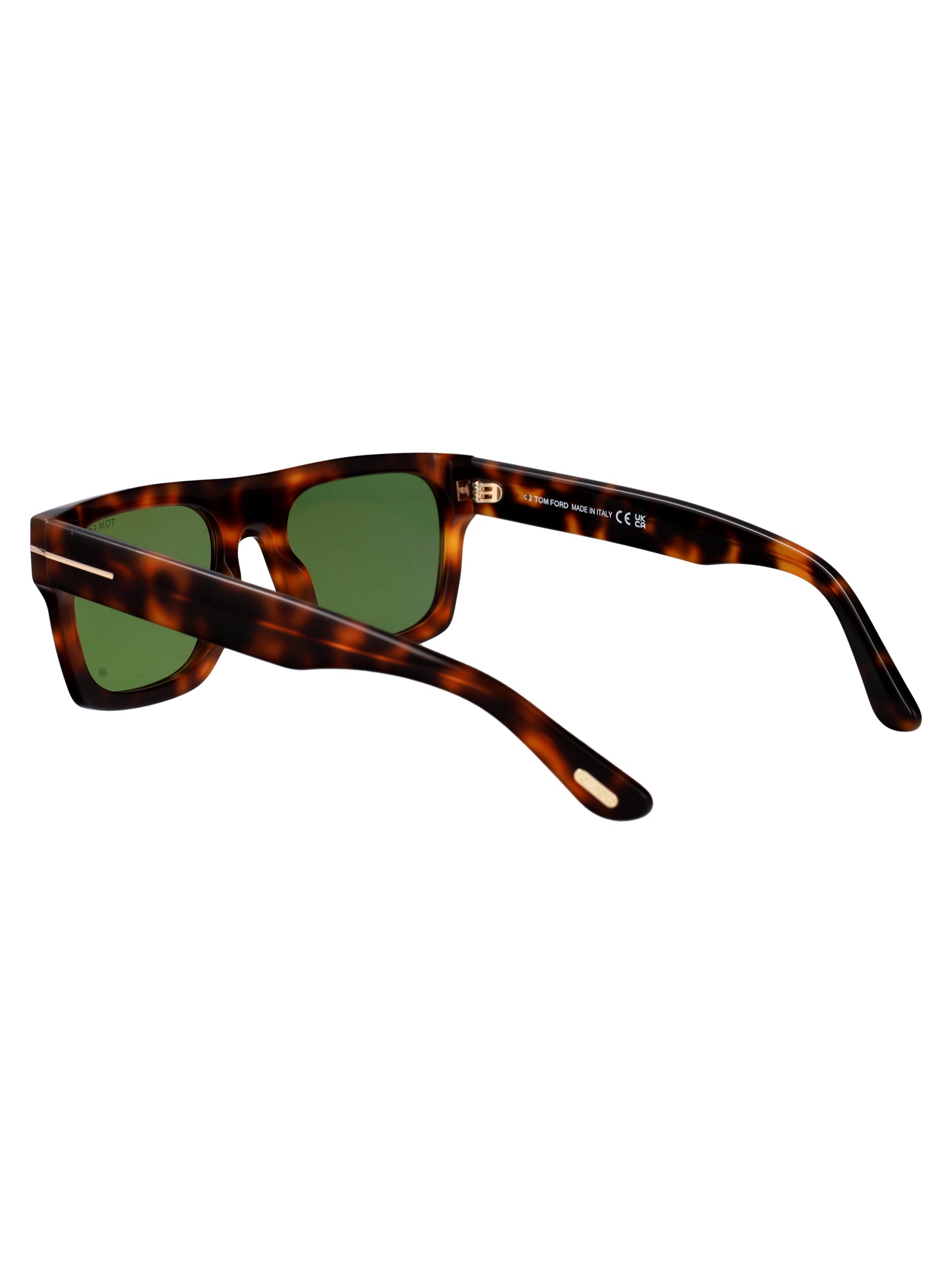 Ft1337 53n Avana Bionda / Verde Acetate Sunglasses