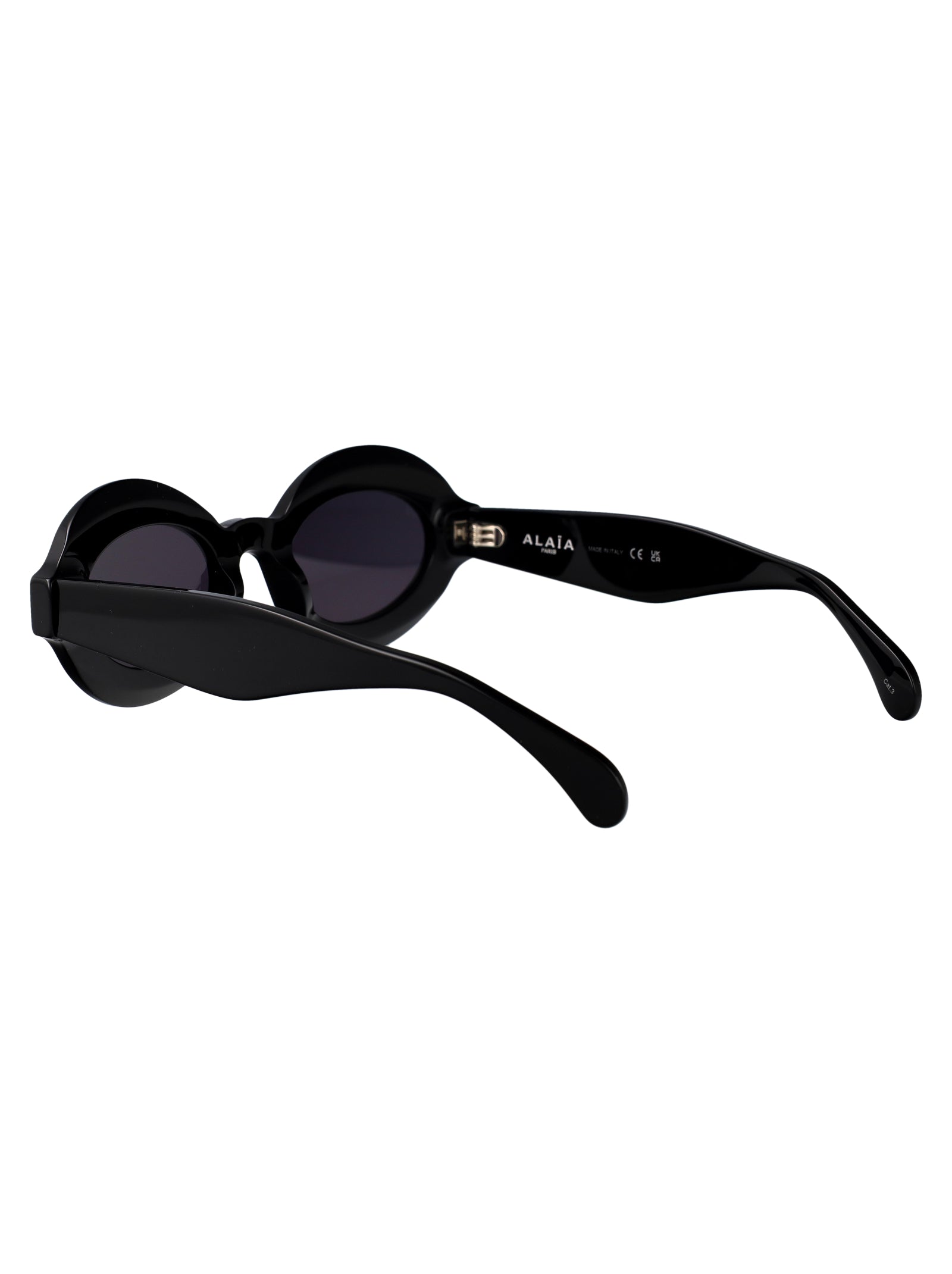 Aa0059s 001 Black Grey Acetate Sunglasses