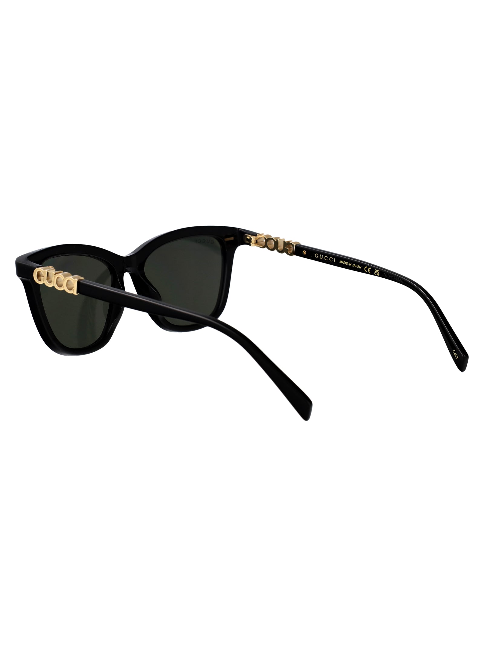 Gg2032s 001 Black-black-grey Acetate Sunglasses